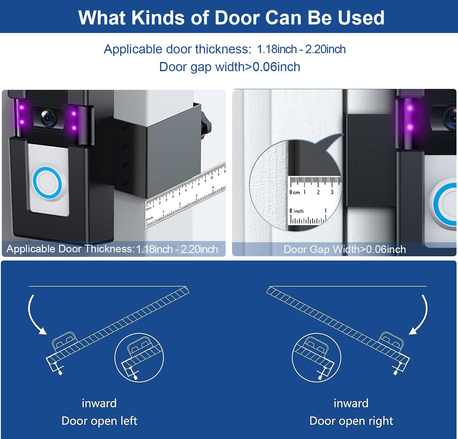 Anti Theft Video Doorbell Mount