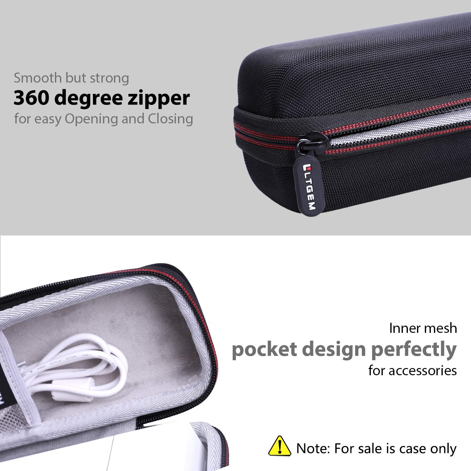Ltgem Hard Case For Brother Ds 640 / Ds 740D / Ds 940Dw / Ds 720D Compact Mobile Document Scanner & Itari Portable Printer   Pro
