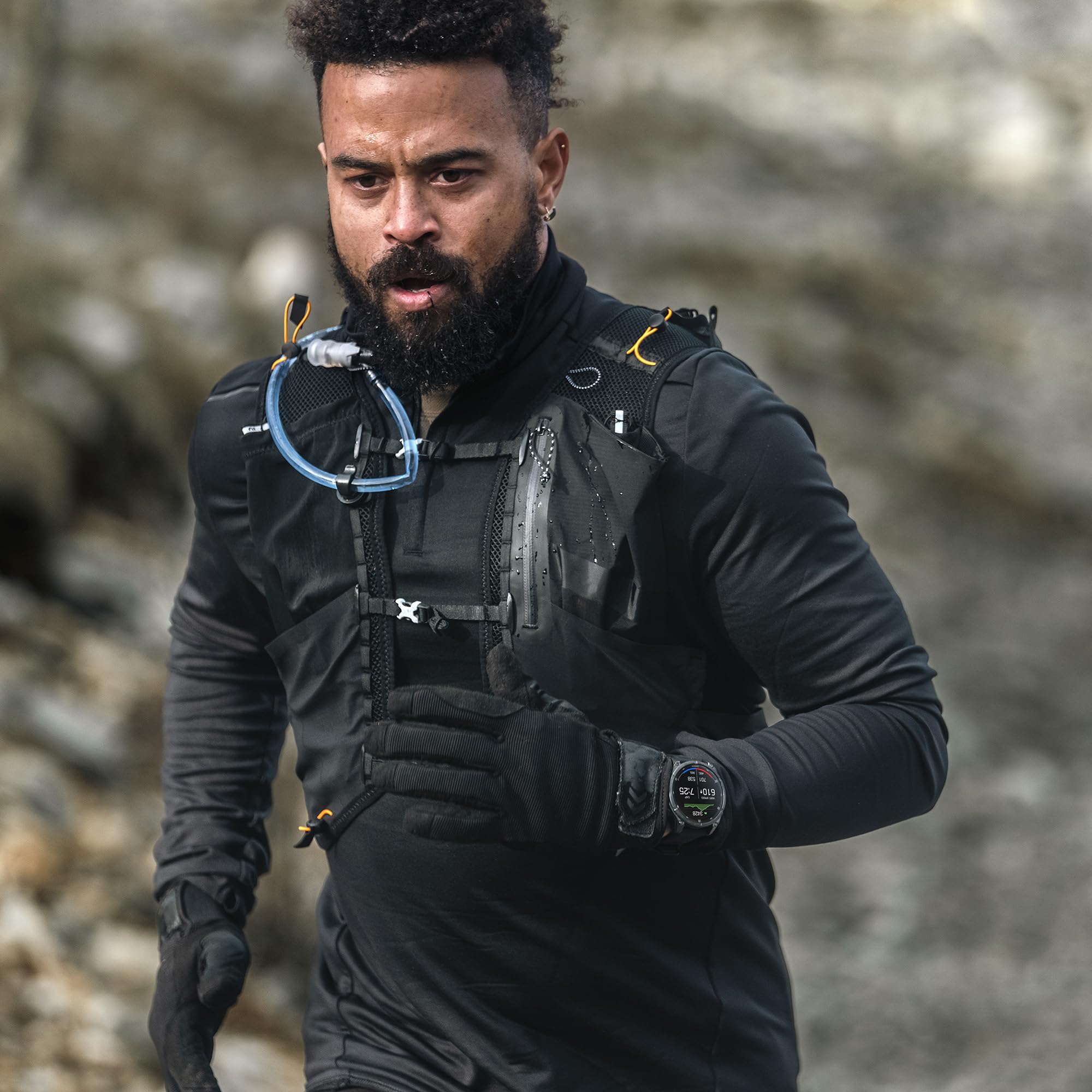 Garmin Fenix 8 - 43Mm, Amoled, Sapphire, Premium Multisport Gps Smartwatch, Long-Lasting Battery Life, Dive-Rated, Built-In Led