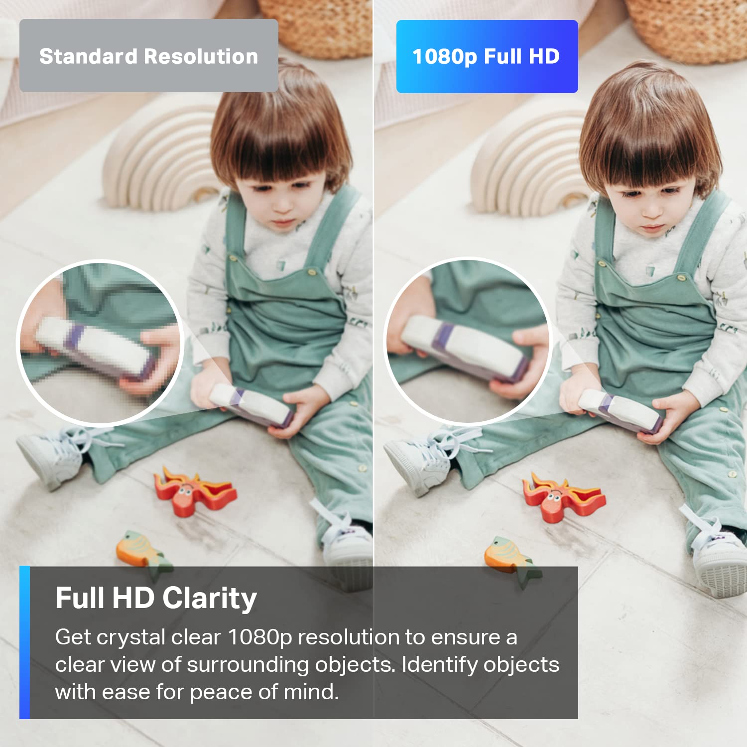 Tp-Link Tapo Pan/Tilt Security Camera For Baby Monitor, Pet Camera W/ Motion Detection, 1080P, 2-Way Audio, Night Vision, Cloud