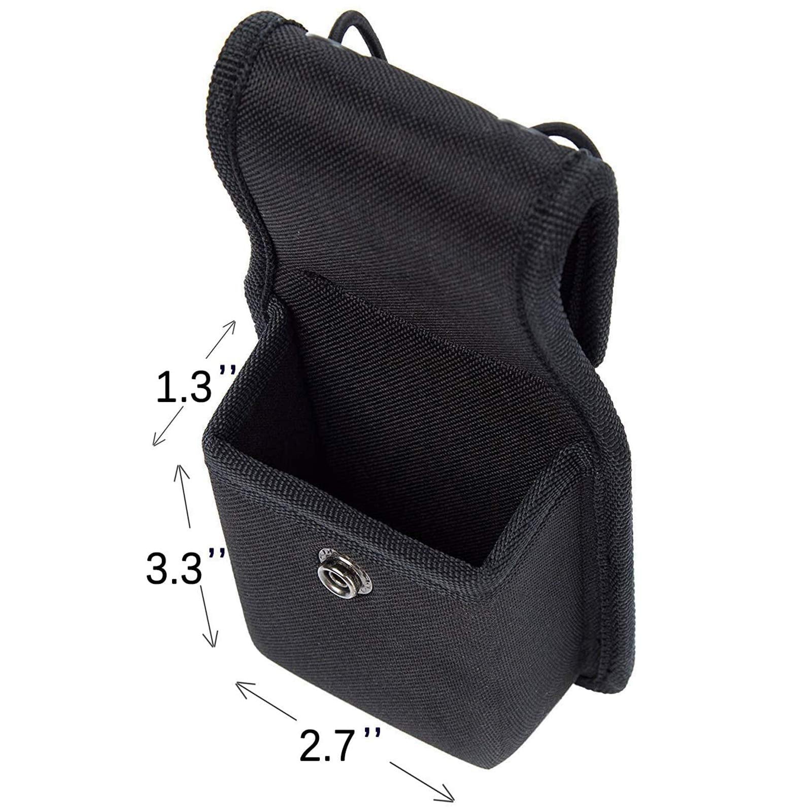 Luiton Radio Holder Radio Holster Baofeng Case Two Way Radio Pouch For Walkie Talkies Nylon Holster For Motorola Kenwood Icom Hyt Arcshell Baofeng Uv5R Uv82 888S F8Hp Retevis(2 Pack)