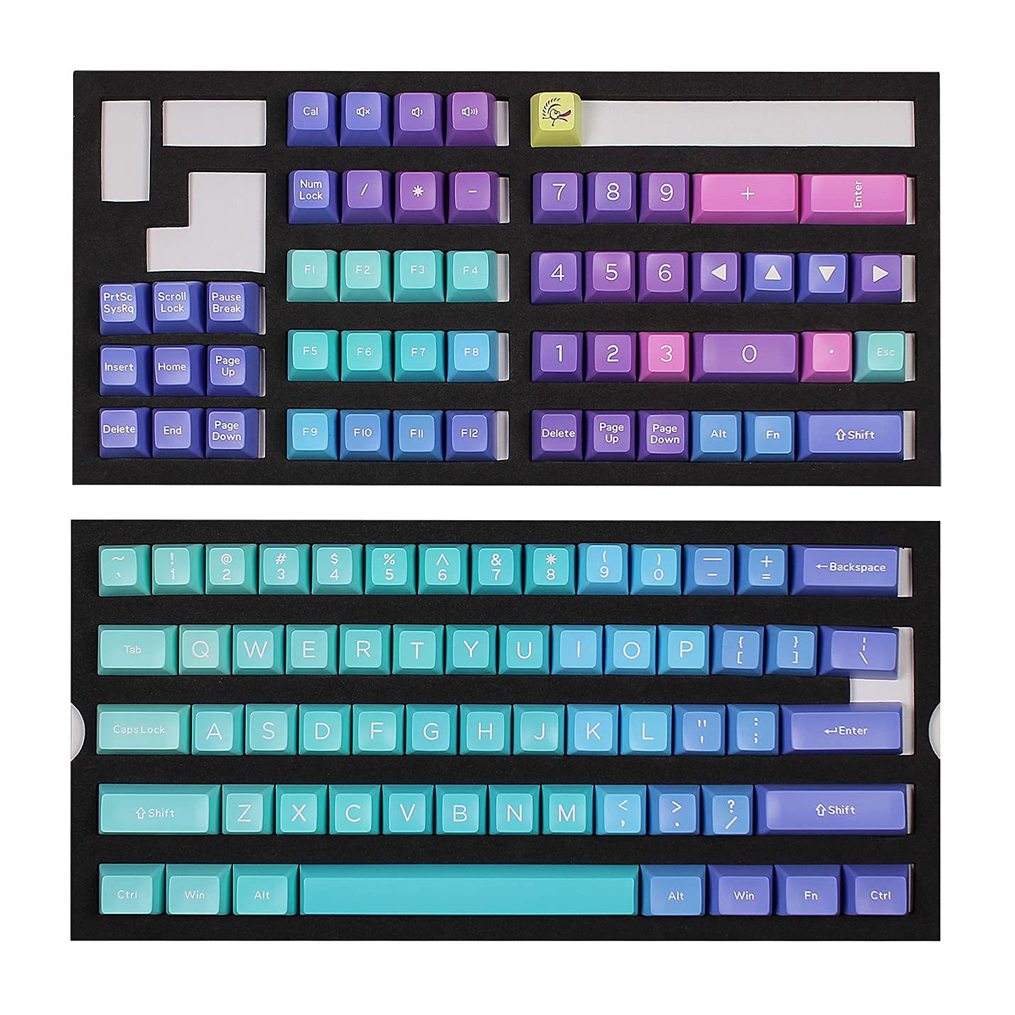 108 Key Abs Double Shot Sa Keycap Set   Azure (Hardcap/Ducky)