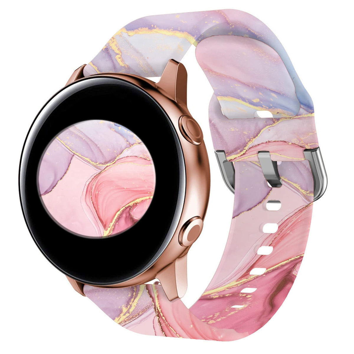 Watch Bands Compatible For Samsung Galaxy Watch 3 Band 45Mm/Samsung Gear S3 Frontier/Galaxy Watch Band 46Mm Marble Pink Print So