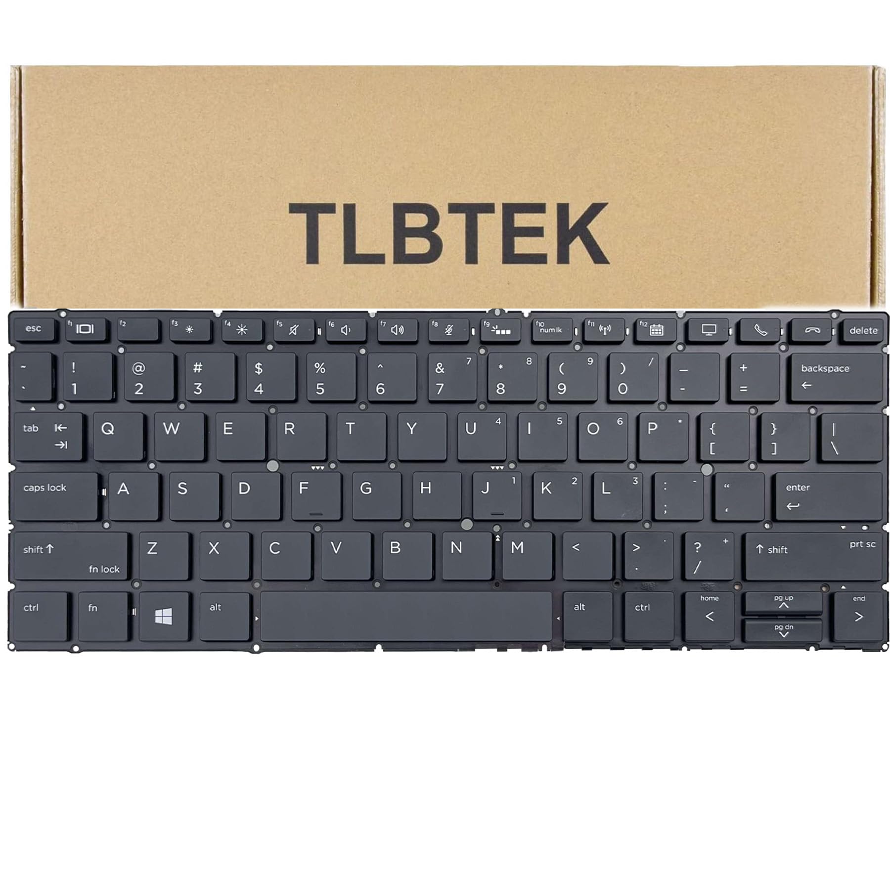 Tlbtek Backlight Laptop Keyboard Replacement Compatible With Hp Elitebook X360 830 G5 830 G6 L40527 061 L40527 B31 Series Laptop