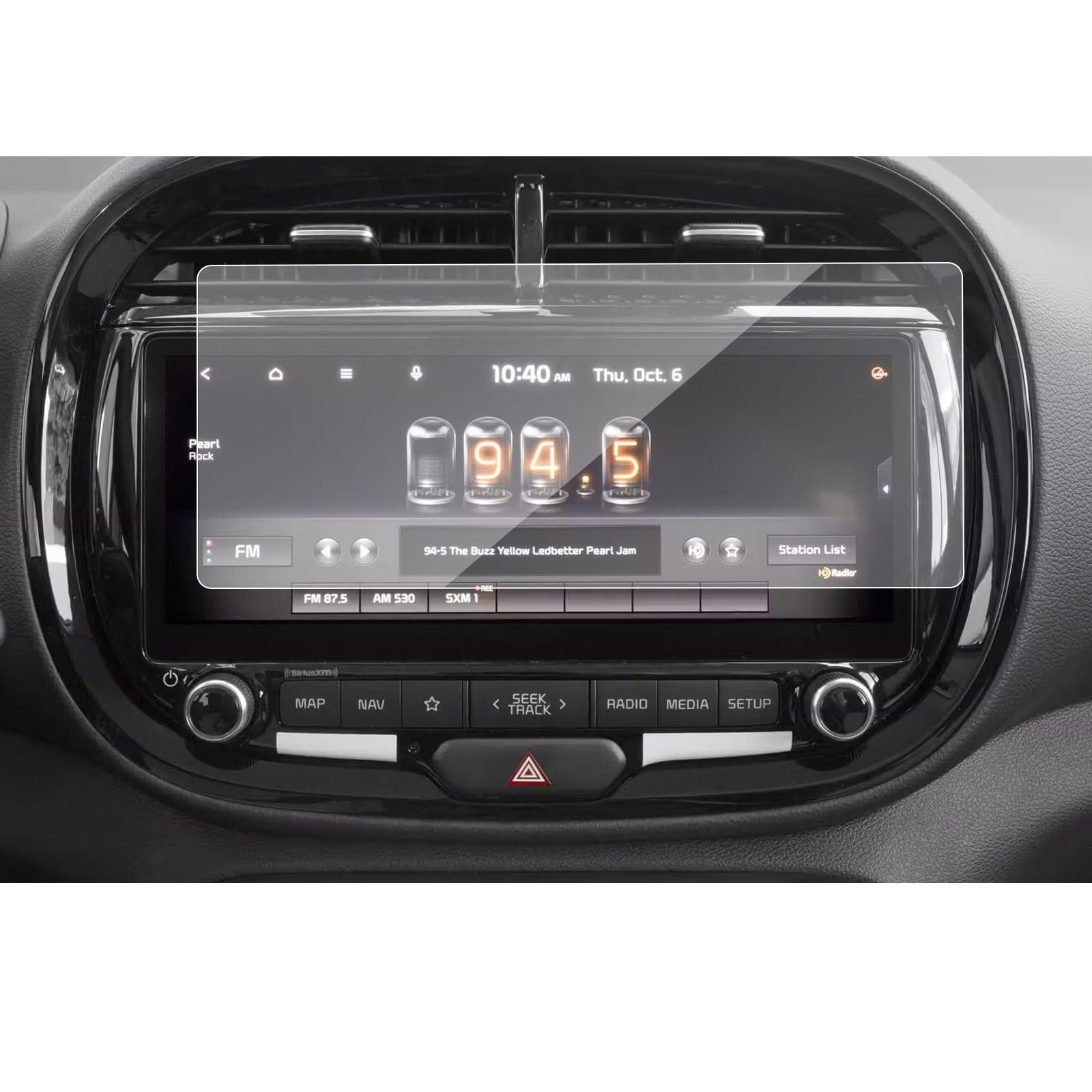 Sxcy For 2025 Kia Soul Screen Protector 10.25 Inch For 2022 2025 Kia Soul Screen Protector 25 Soul Accessories Touch Screen Protector [Ex/Gt Line/S] [Tempered Glass]