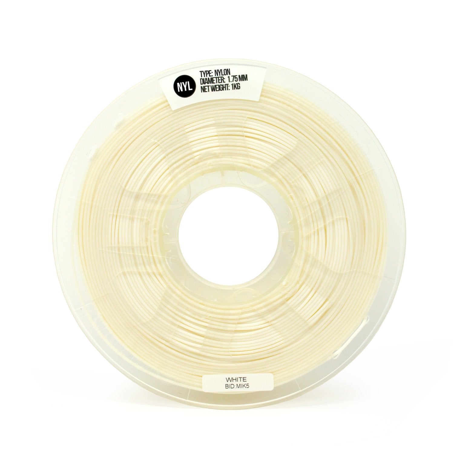 Gizmo Dorks 1.75Mm Abs Filament 1Kg / 2.2Lb For 3D Printers, White