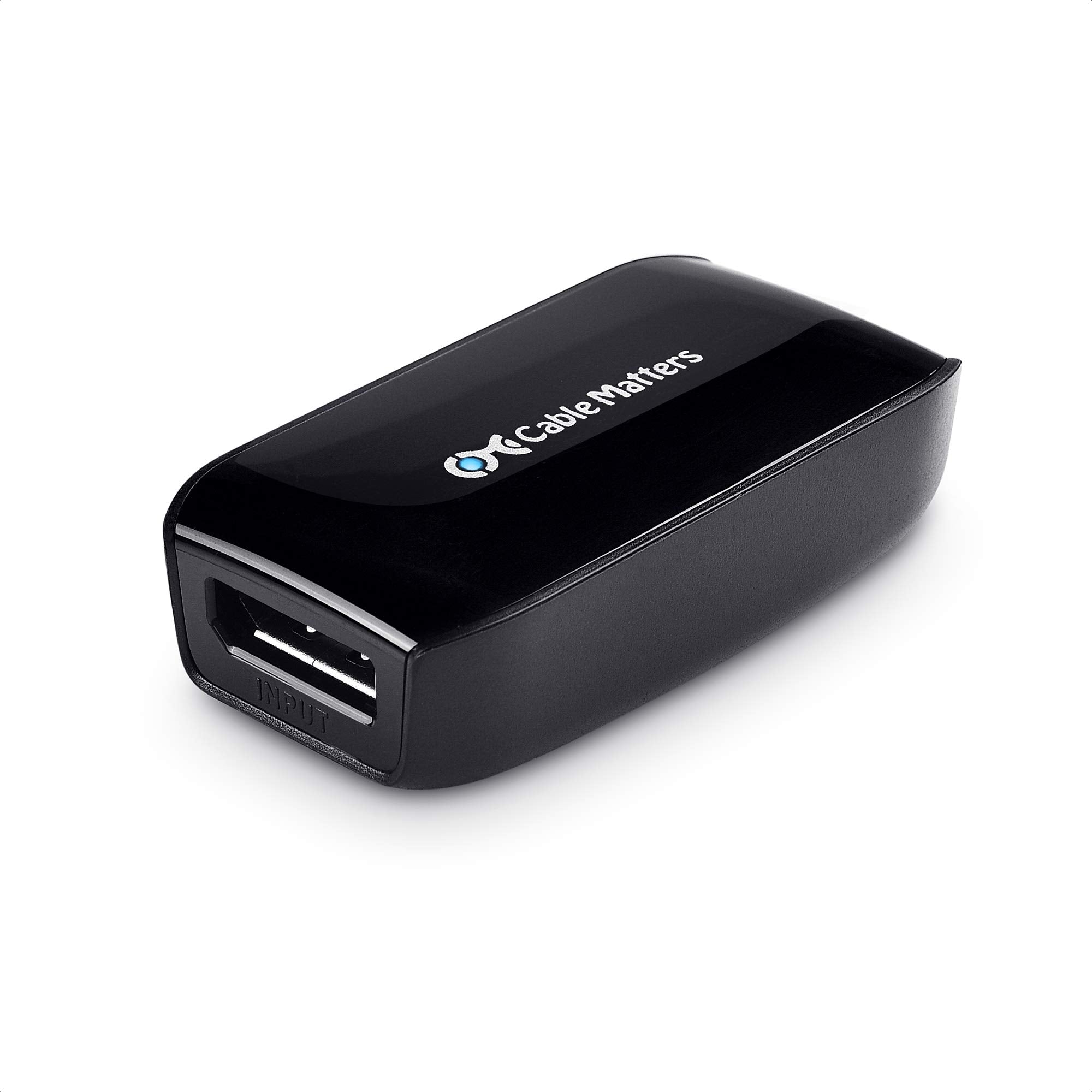 Cable Matters Active DisplayPort Repeater, Support 4K@240Hz up to 32ft, 4K@60Hz up to 80ft, (DisplayPort 1.4 Repeater, DisplayPort Signal Booster, DisplayPort Amplifier) for VR Headset, Gaming Monitor