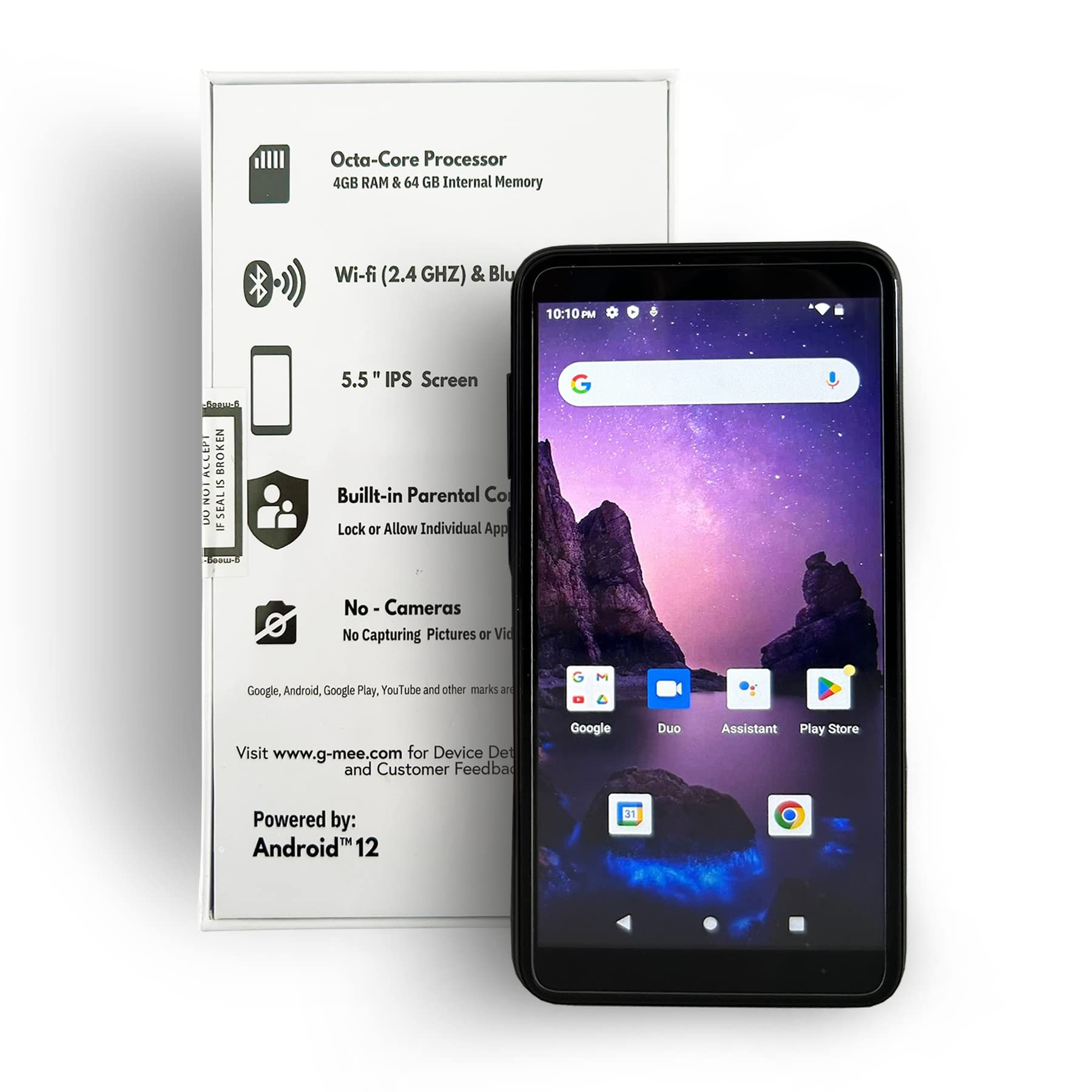 G Mee Play Pro 64Gb Android 12 Smartplayer, Mp3 Player W/Bluetooth & Wi Fi, Spotify Music Player/Mp4 Player & More, Kids' Safe D