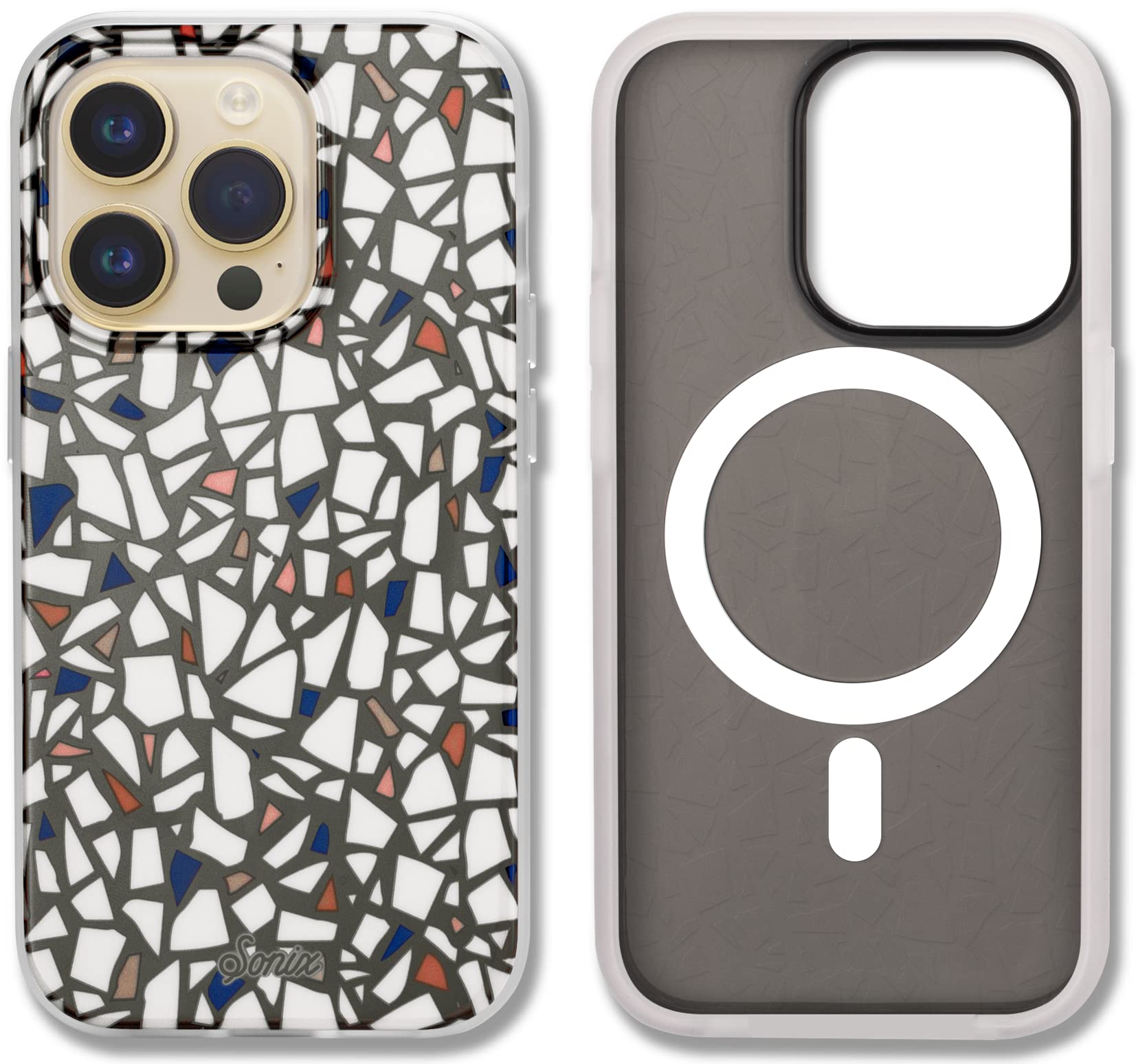 Sonix Case For Iphone 14 Pro | Compatible With Magsafe | 10Ft Drop Tested | Terrazzo
