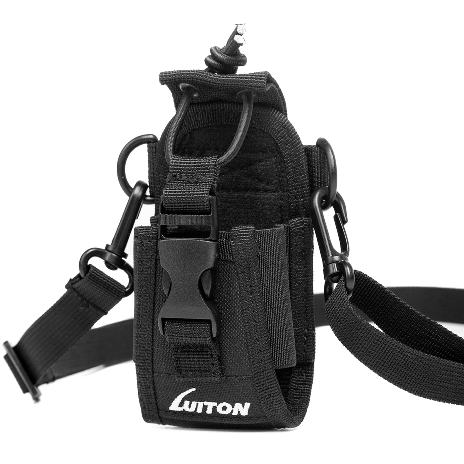 Luiton Radio Holder Walkie Talkie Pouch Molle Radio Pouch Baofeng Radio Holster Strap Radio Case For Duty Belt Compatible With Baofeng Uv5R 888S F8Hp Kenwood Icom Hyt Arcshell Retevis H777 (1 Pack)