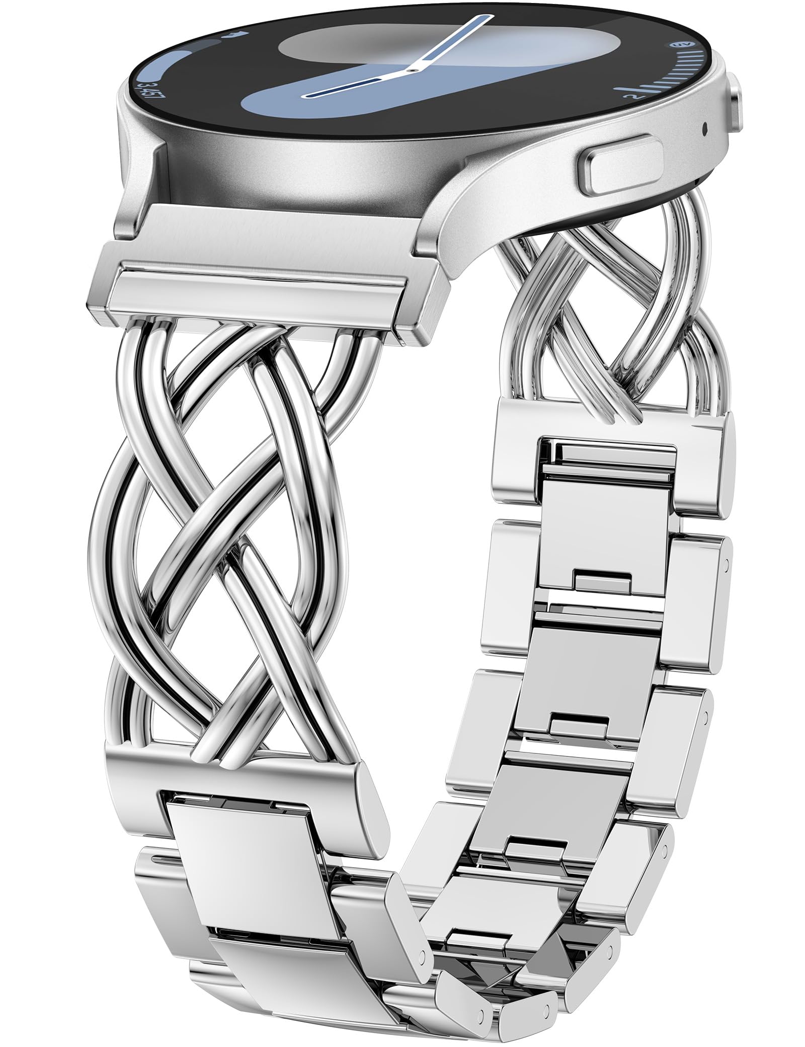 Toyouths Celtic Knot Chain Bracelet Compatible With Samsung Galaxy Watch 7 6 5 4 Fe 40Mm 44Mm/Watch 6 4 Classic/5 Pro/3 41Mm/Act