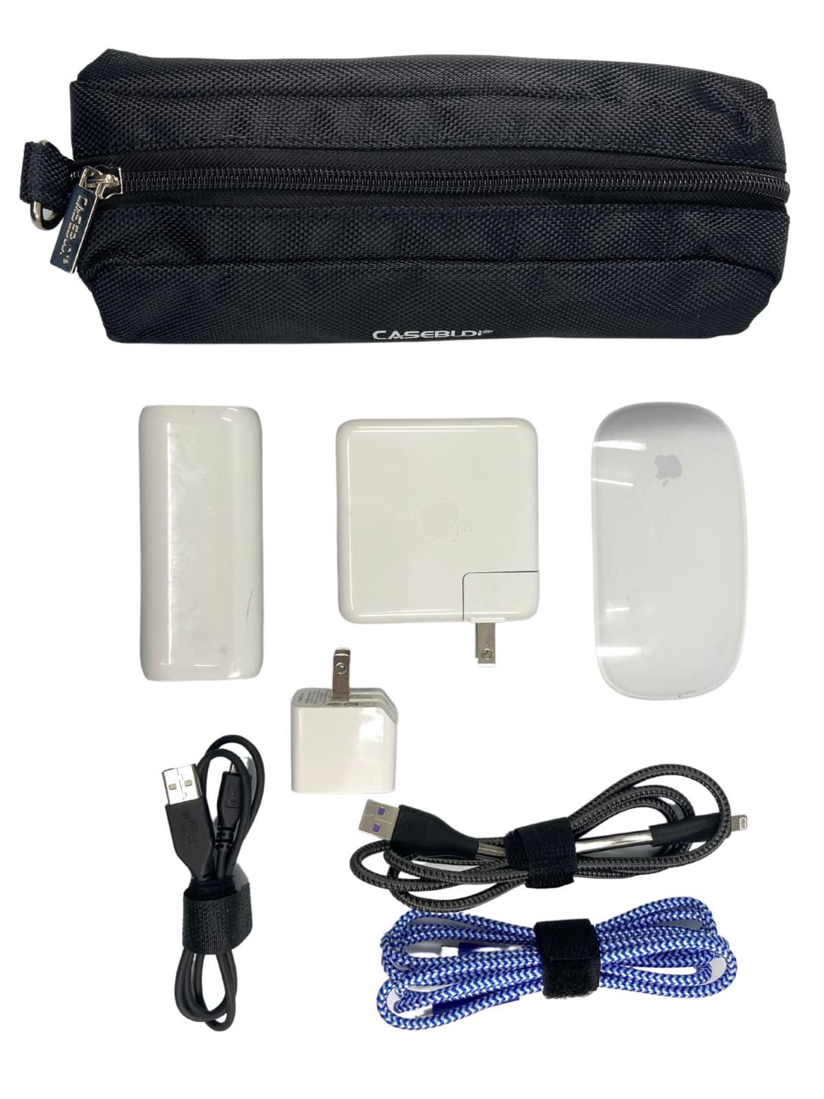 Casebudi Electronics Organizer Case   Ballistic Nylon (Midnight Black)