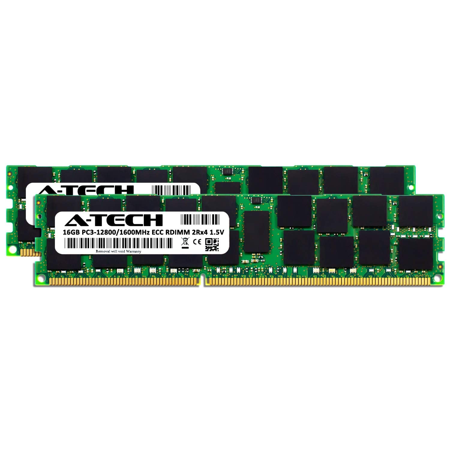 A Tech 32Gb Ecc Rdimm Memory Kit For Dell Precision T7600, T5600, T3610, T3600 Workstations | (2 X 16Gb) Ddr3 1600Mhz Pc3 12800