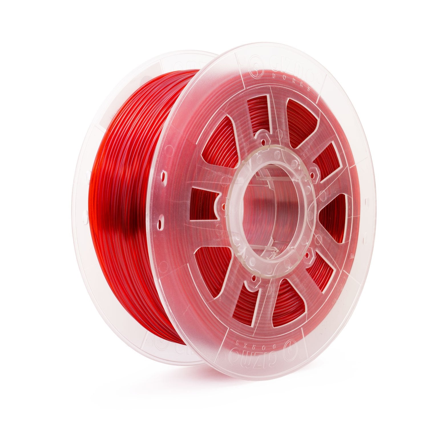 Gizmo Dorks 3Mm (2.85Mm) Pla Filament 1Kg / 2.2Lb For 3D Printers, Translucent Red