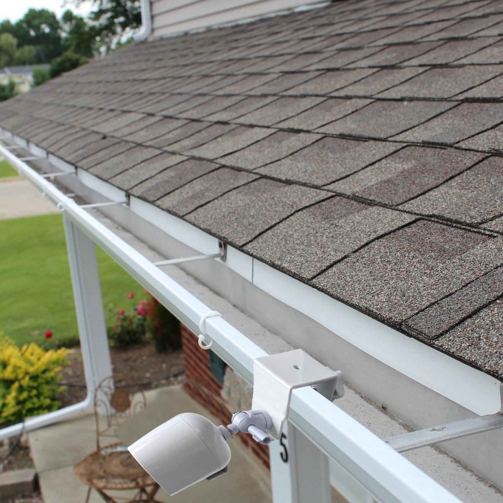 Uogw 2Pack Door Gutter Mount For Arlo Pro 4/Pro 3/Pro 2/Pro/Arlo Pro 5S 2K/Go 2/Arlo Ultra2/Ultra/Arlo Essential/Eufy E/Eufy 2C/Nest/Simplisafe,Attaches To Door Or Gutter Without Tools Or Wall Damage