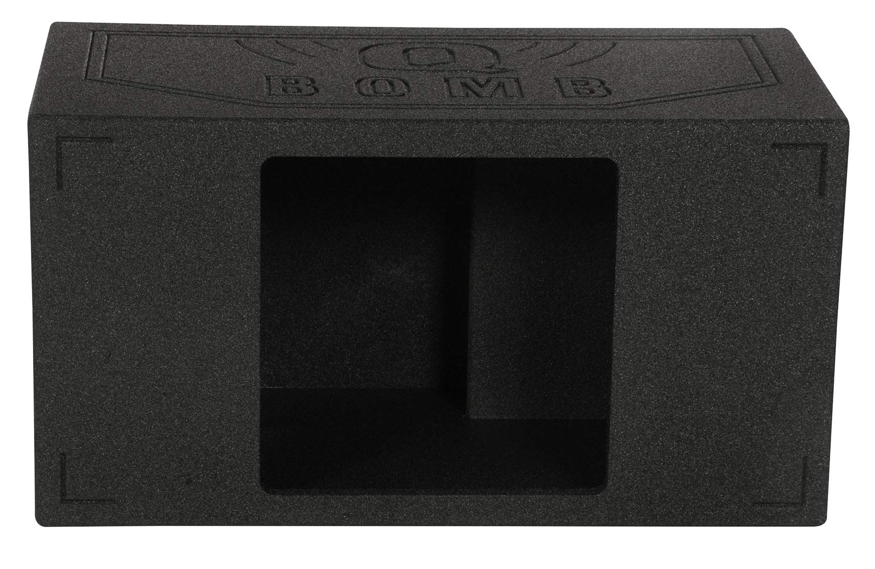 Qpower Single 15'' Extra Large Vented Qbomb Square Hole