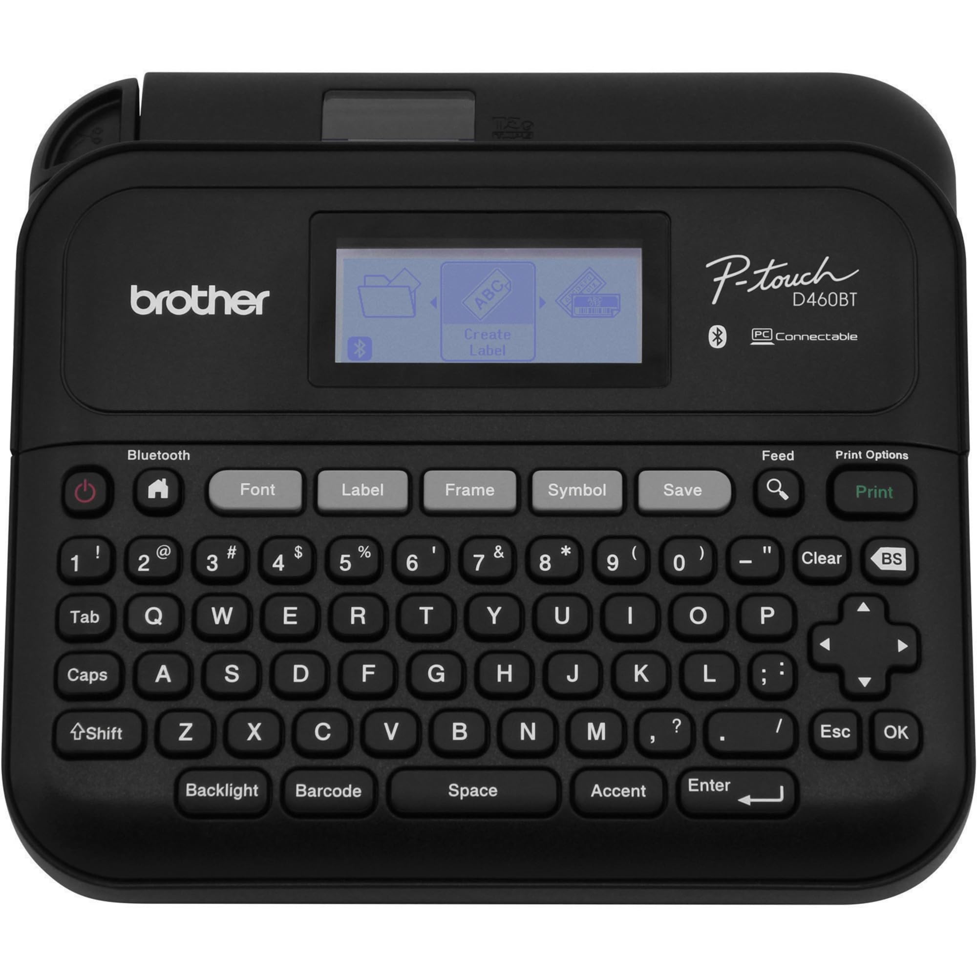 Brother P Touch Pt D460Bt Business Expert Connected Label Maker | Connect And Create Via Bluetooth� On Tze Label Tapes Up To ~3/4 Inch