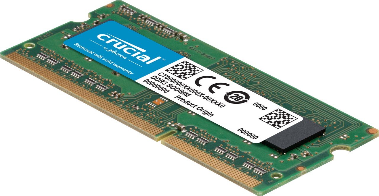 Crucial Technology 8Gb Kit (4Gbx2), 204 Pin Sodimm, Ddr3 Pc3 8500,