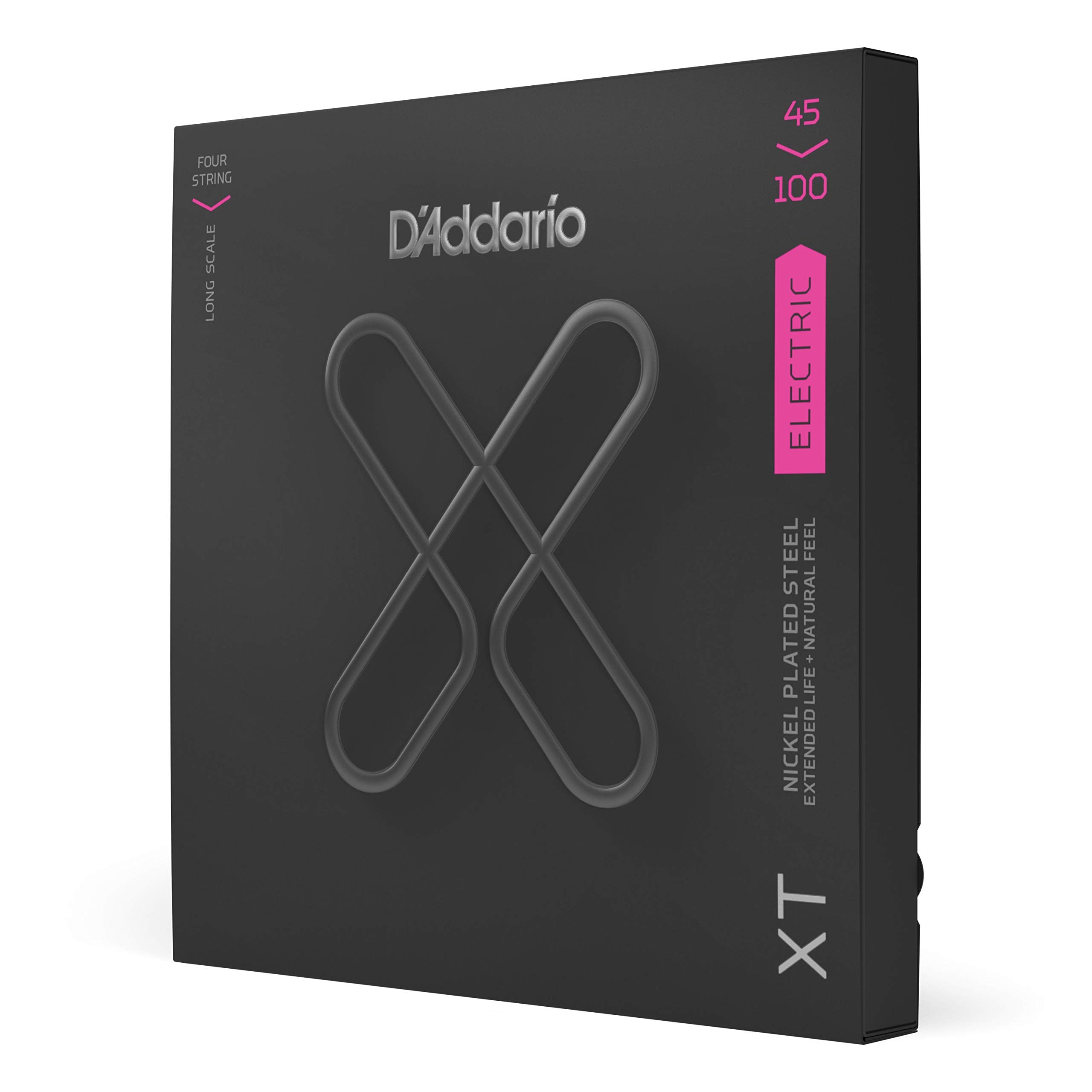 D'Addario Xt Coated Bass Strings   Electric Bass Guitar Strings   4 String, Regular Light, 45 100