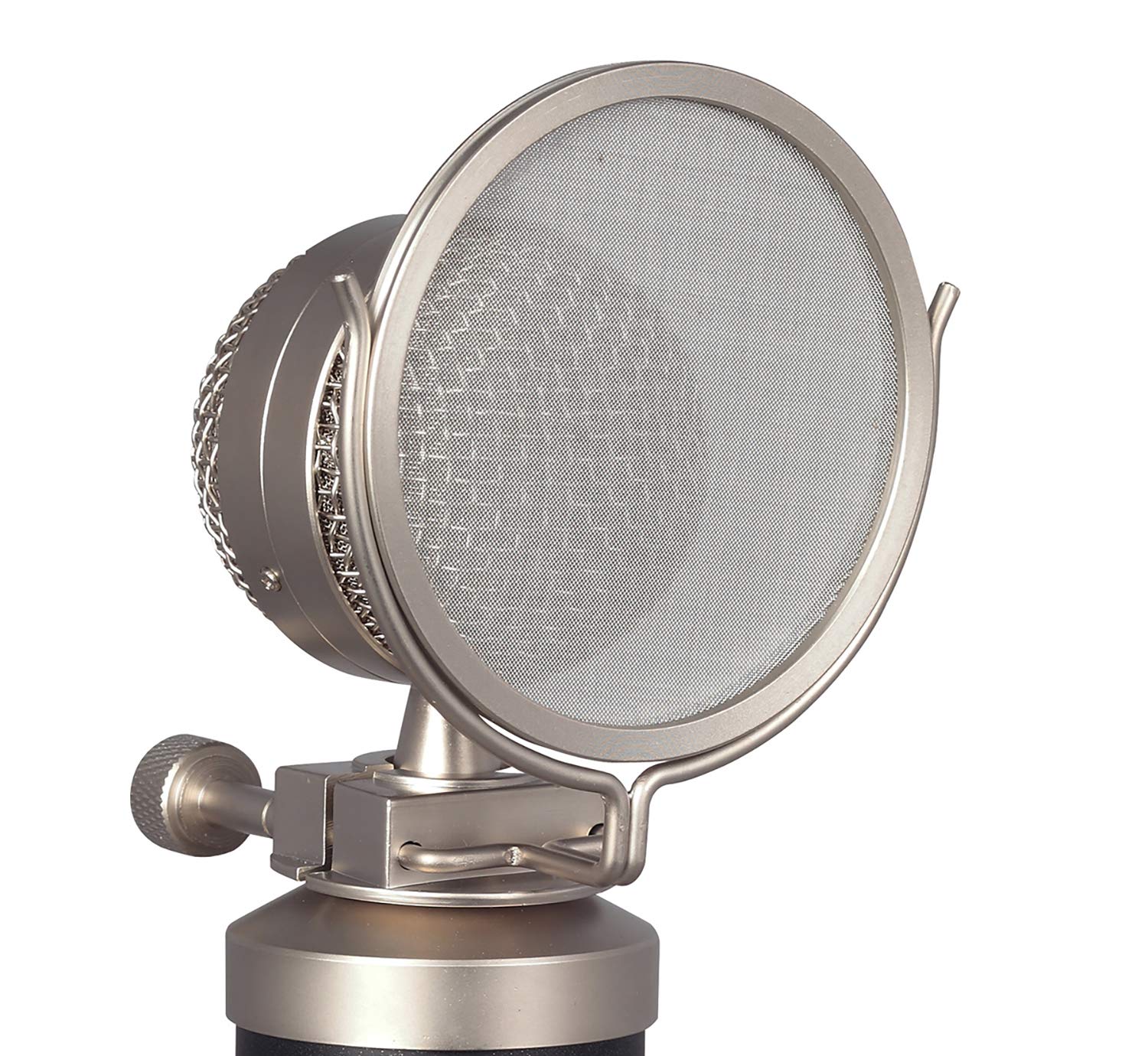 Boytone, Professional Studio Recording Podcast Condenser, Metal Shock Mount, Anti Wind Cap (Bt 68Sm)