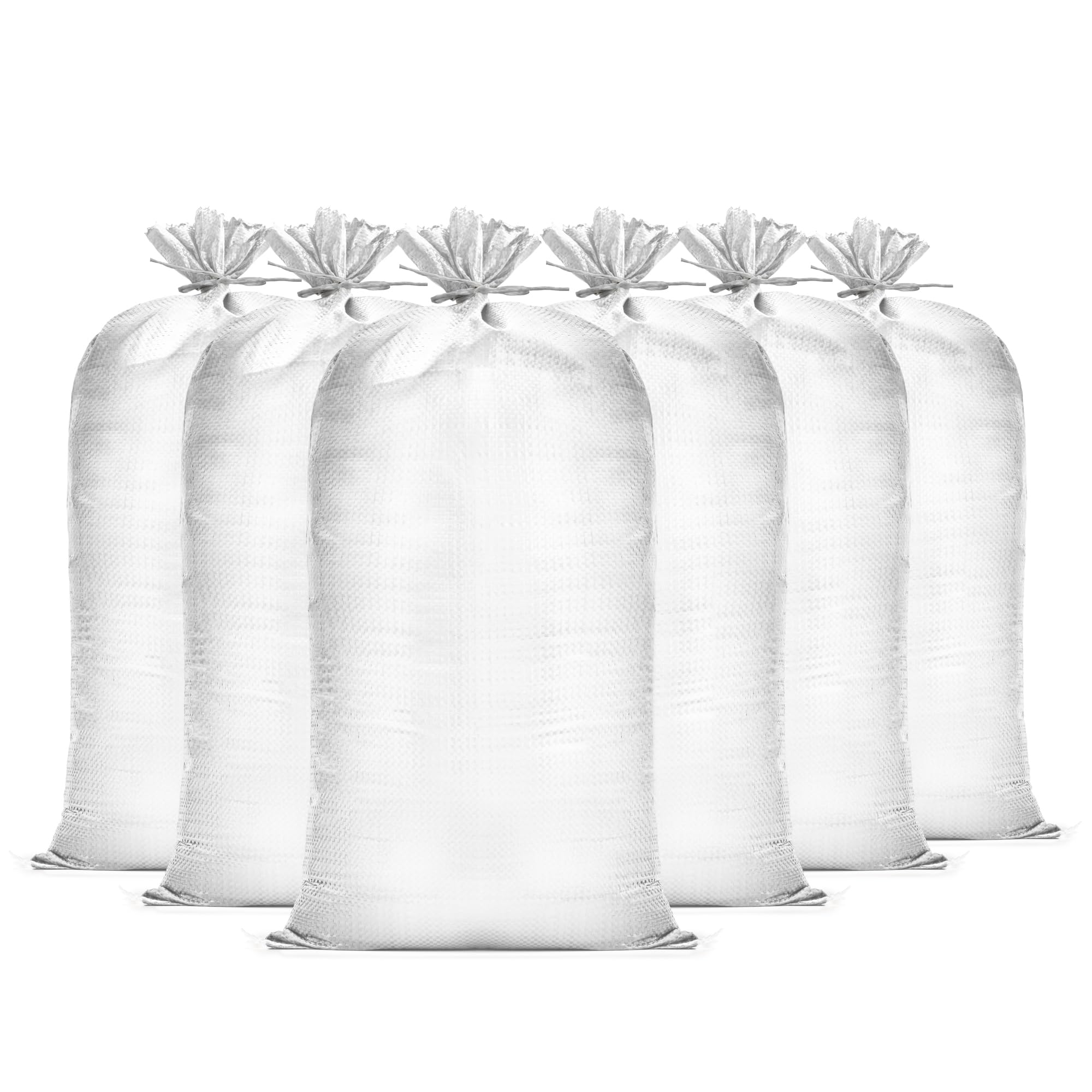 (Not Made In China) Heavy Duty Sand Bags For Flooding, Empty W/Tie Strings, Uv Protection For 1600 Hours, Flood Water Barrier Sa