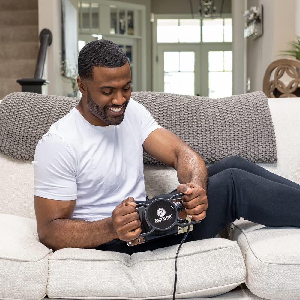 Body Sport Variable Speed Professional Vibrating Massager For Pain And Aching Muscles Premium Chiropractic Tool Ideal For Myofas