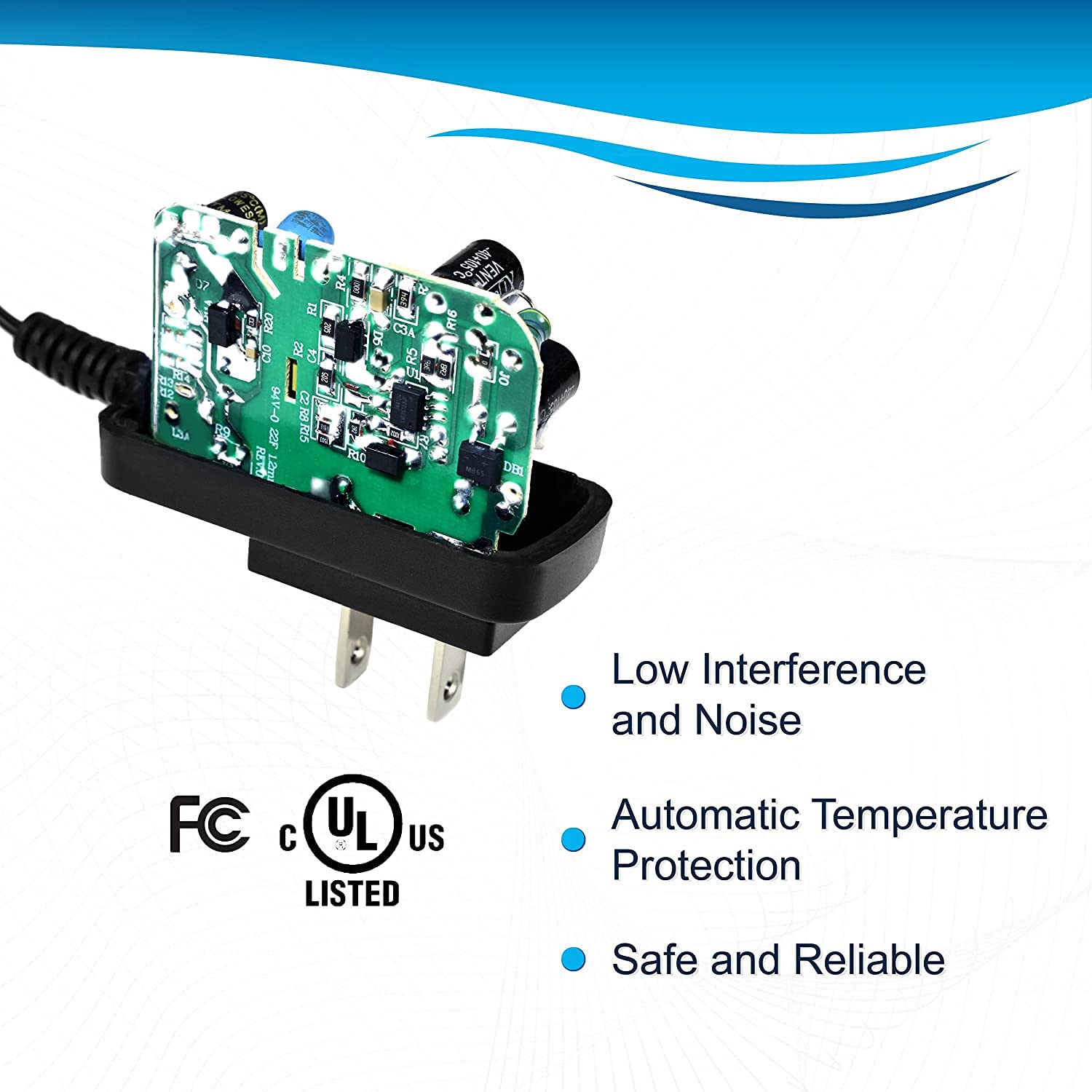 Hqrp 9V 300Ma Ac Adapter Compatible With Vtech Mobigo Mobigo 2 Touch Innotab Innotab 2 Innotab 2S Innotab 3 Learning System V.Smile V Smile Baby Infant Development System Power Cord