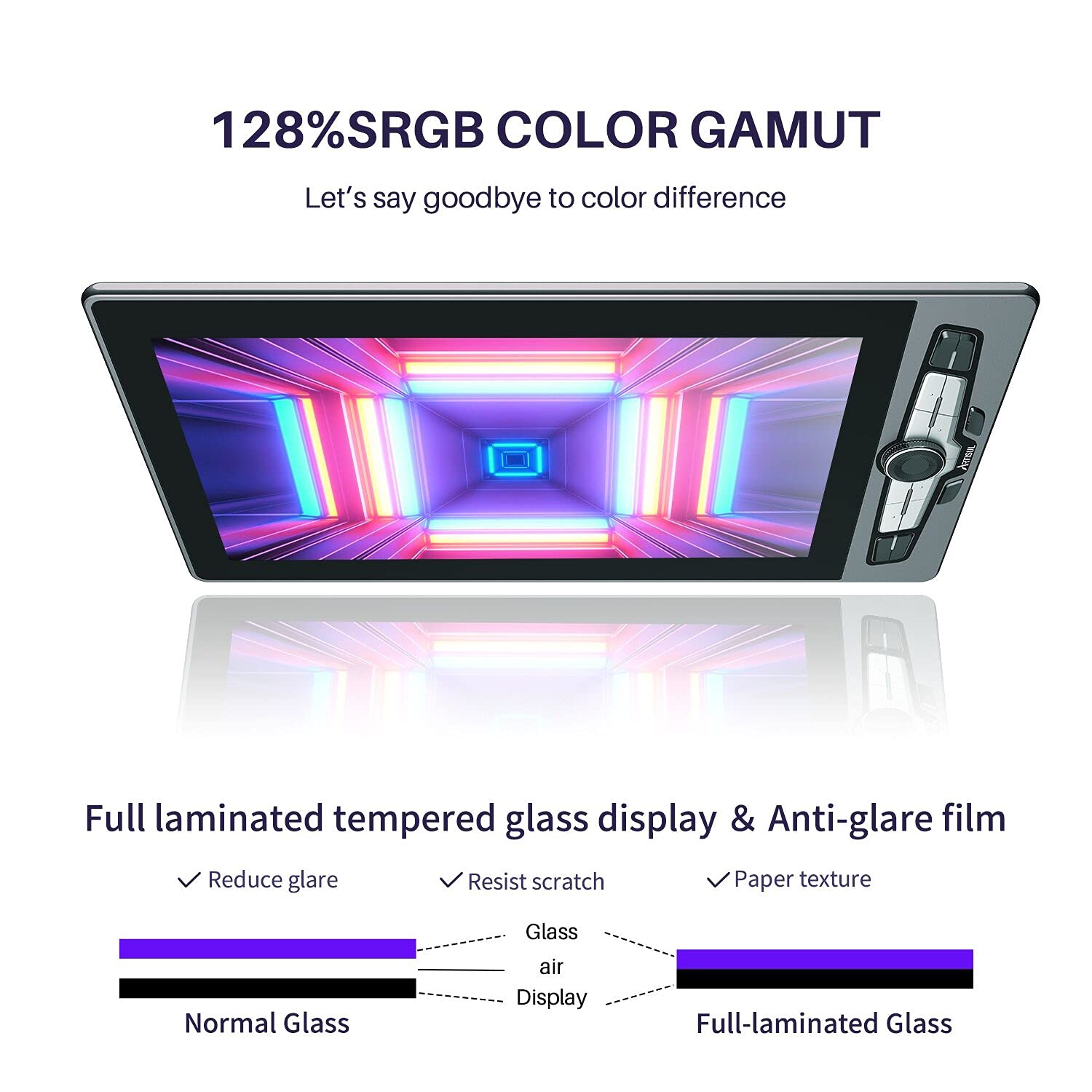 Artisul Sp1603 15.6 Inch Graphics Drawing Tablet With Screen Full Laminated Drawing Pen Display Drawing Monitor Compatible With