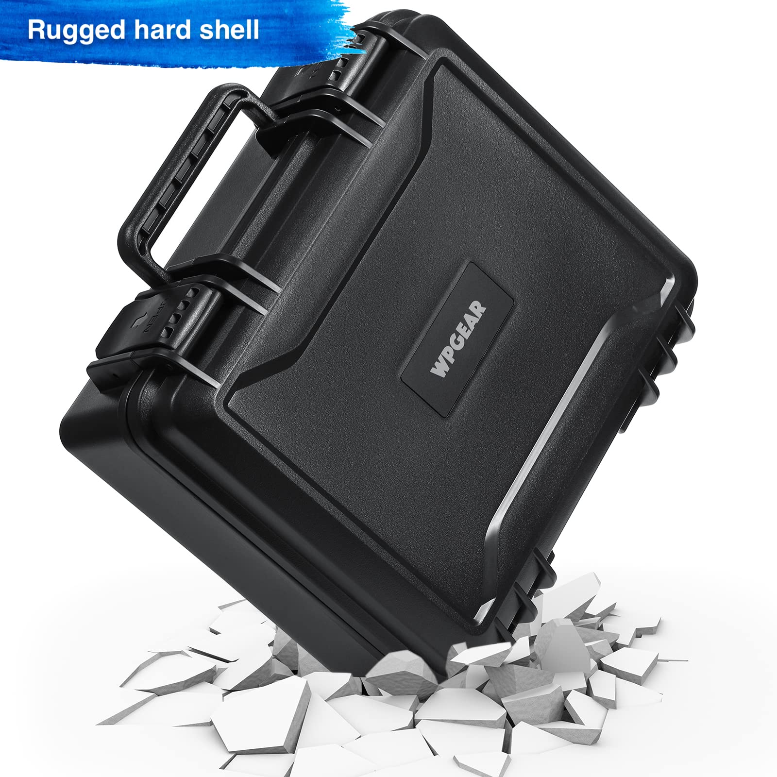 Wpgear Waterproof Toploader Storage Boxes For 3'' X 4'' 35Pt Rigid Card Holder, Trading Card Case Set Hold 570 Toploaders Totall