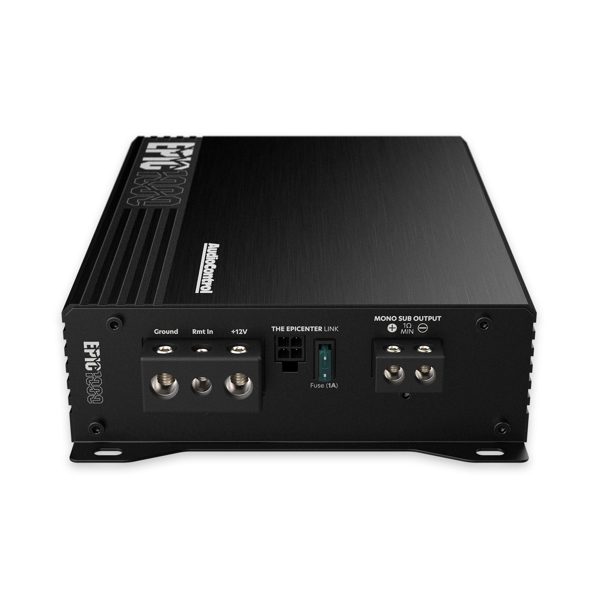 Audiocontrol Epic1000 Epic Series 1000 Watt Rms Compact 1 Channel Monoblock Car Audio Subwoofer Amplifier, Class D, Epic Boost,