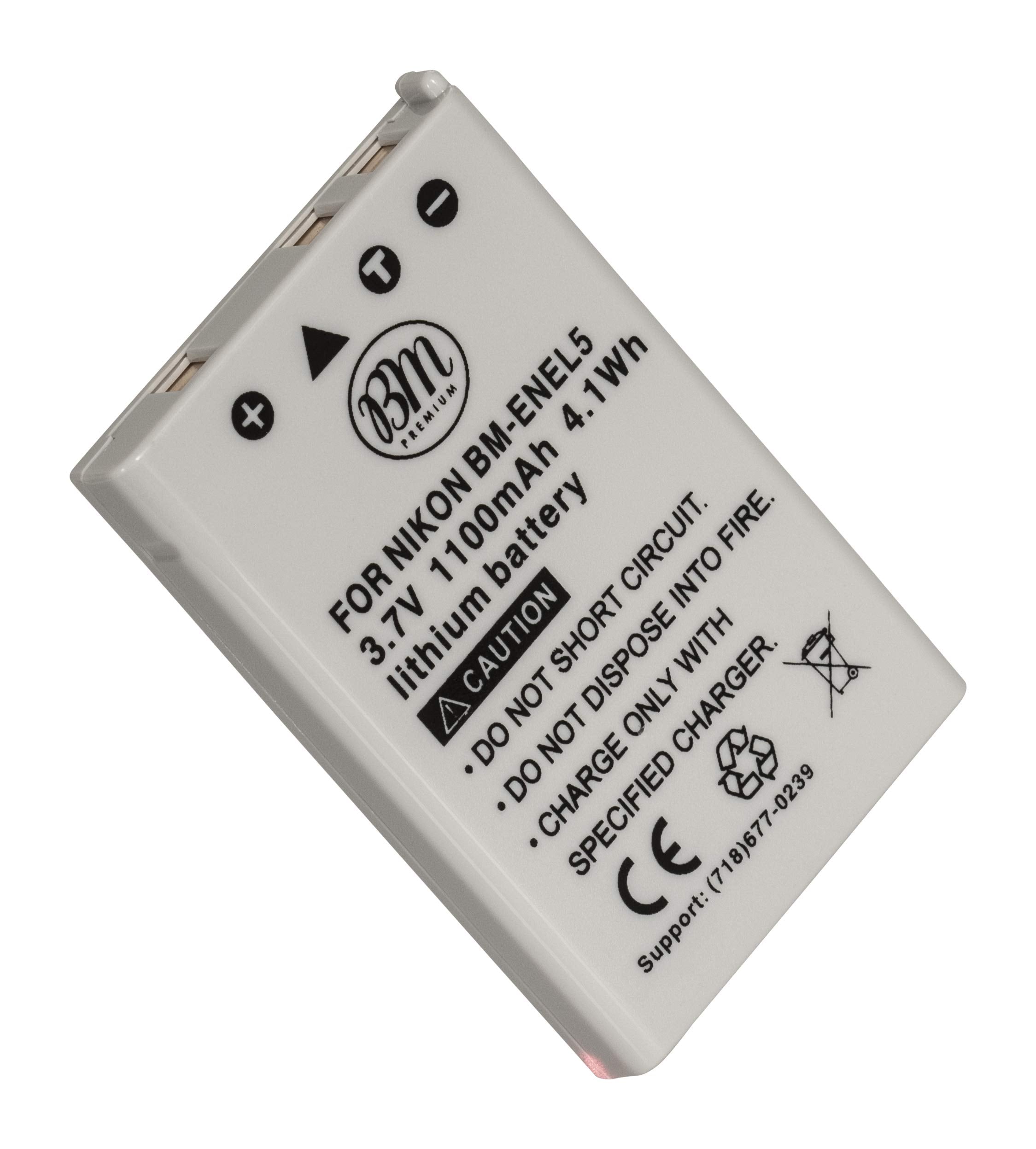 BM Premium EN EL5 Battery for Nikon Coolpix P80, P90, P100, P500, P510, P520, P530 Digital Camera