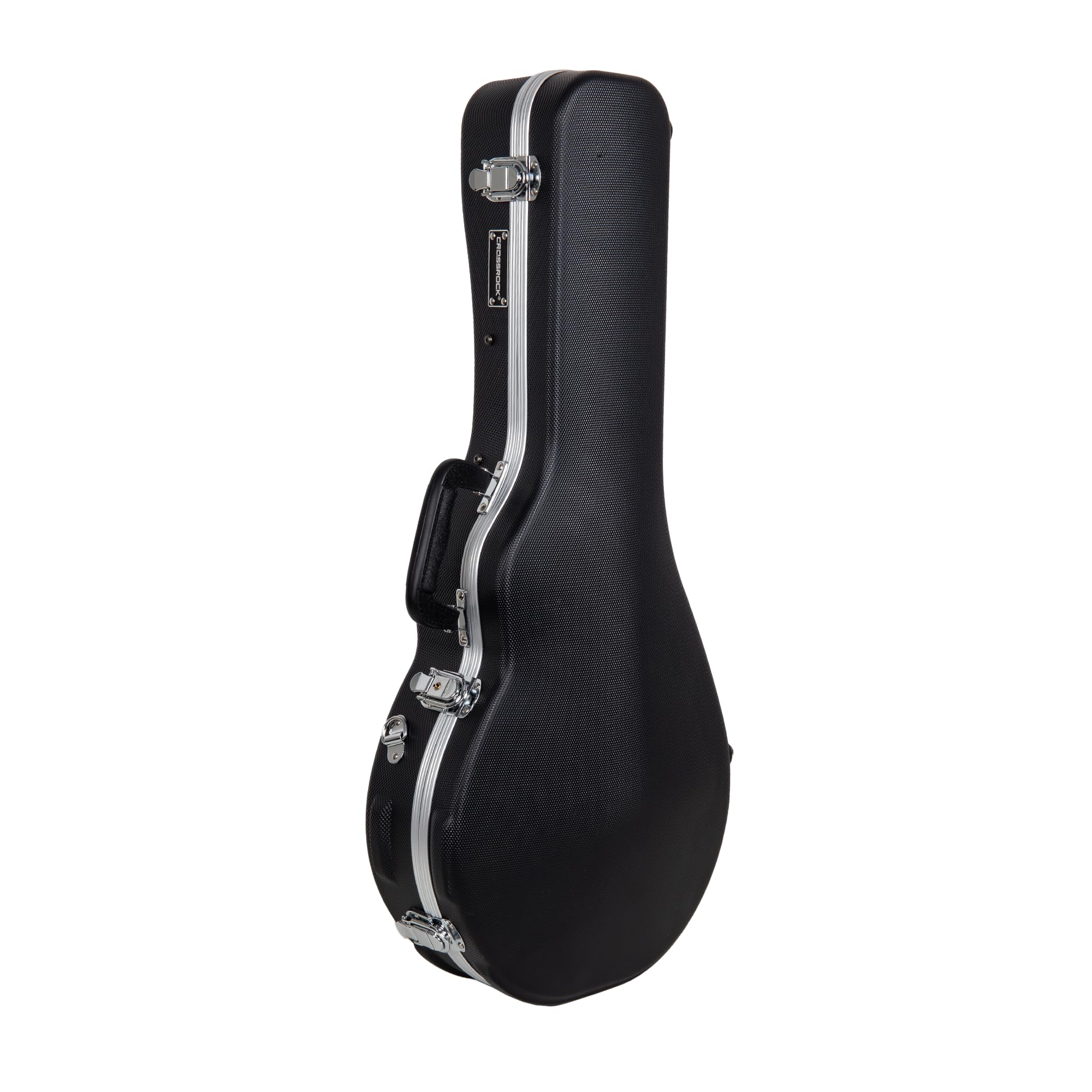 Crossrock, ABS Molded F-Style Mandolin Hard Shell Case, Black (CRA861MFBK)