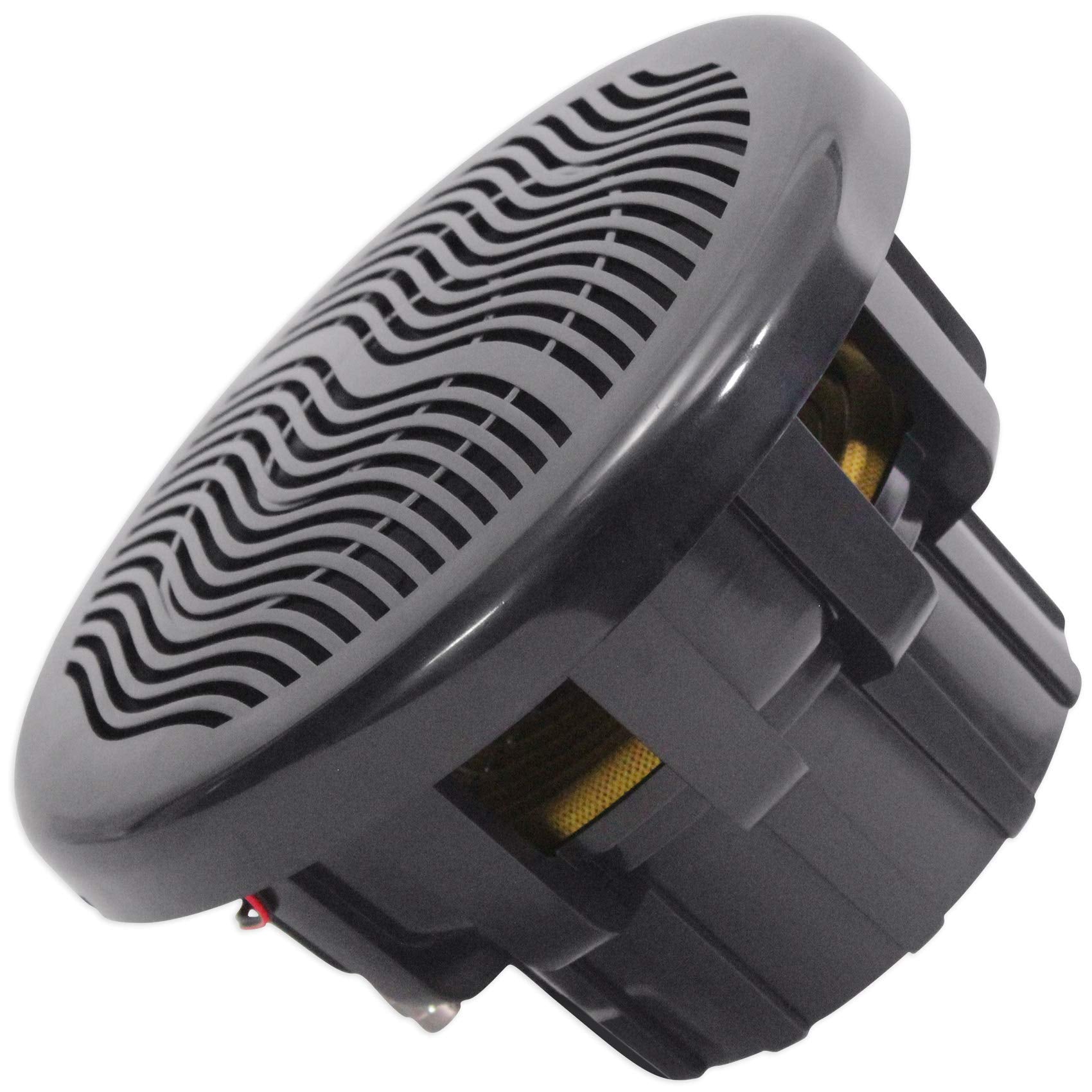 Rockville Ms10Lb 2400W 10 Free Air Marine Subwoofer, Led Lighting, Weather-Resistant, High-Power Audio For Boats And Outdoor Use