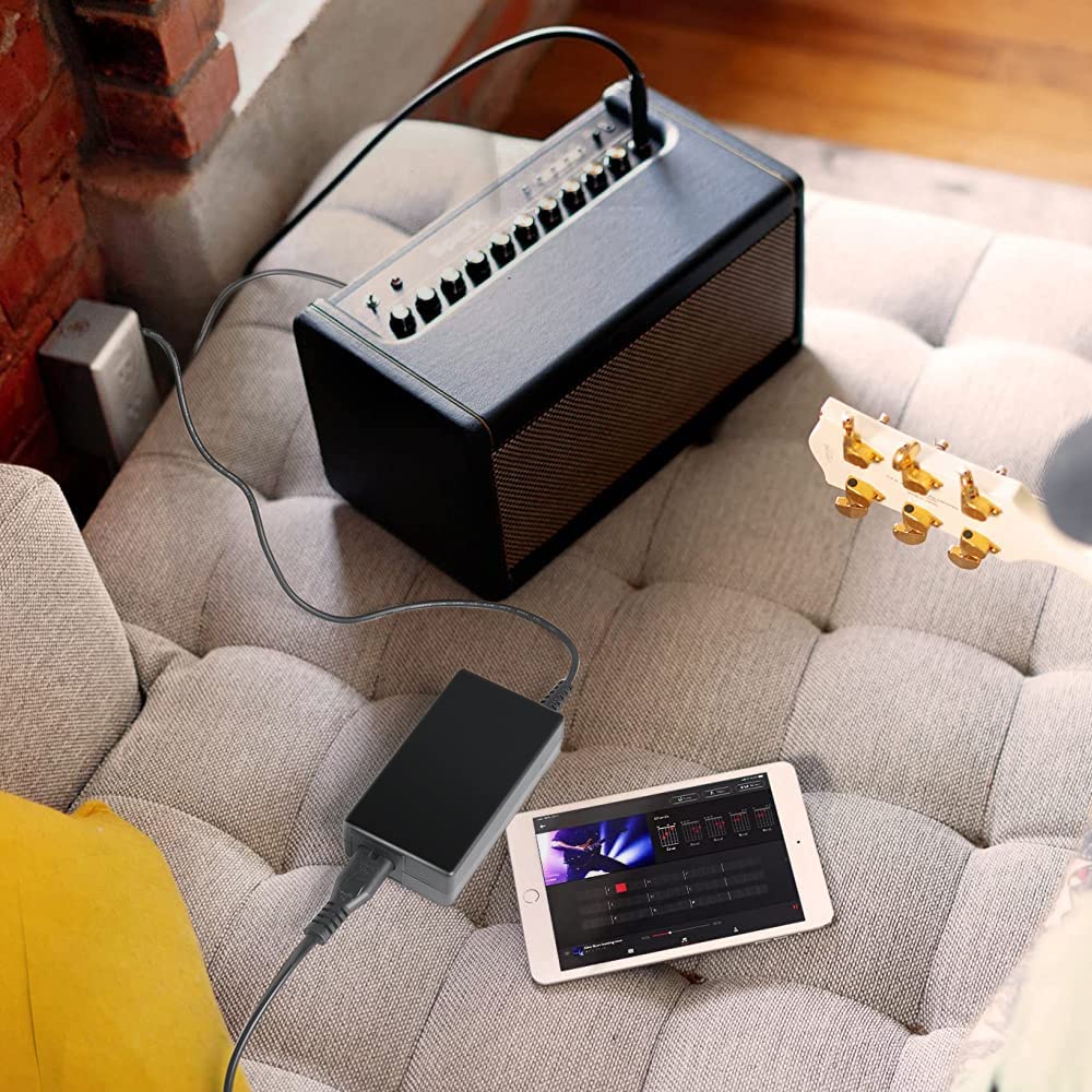 Kfd 19V Ac Dc Adapter For Positive Grid Spark 40 40 Us 40Us 40 Watt Guitar Amplifier Acoustic Electric Bass Amp Spark40 Positivegrid Moso Msa Z2500Ic19.0 48W Q Power Supply Cord Cable Charger