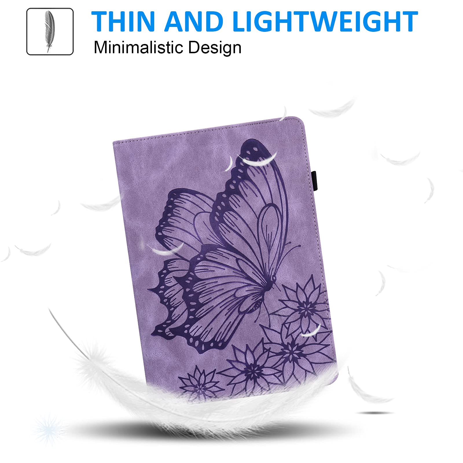 Dteck For Ipad 6Th/5Th Generation Case 9.7'' 2018/2017, Ipad Air 2/1 Case 9.7'' 2014/2013, Cute Cartoon Folio Case With Auto Sle