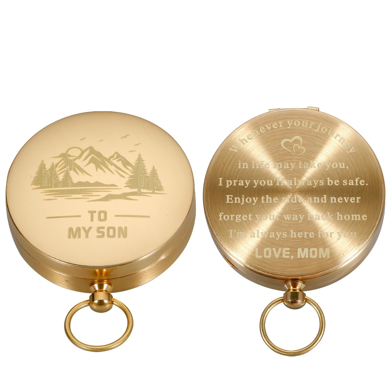 Teen Boys Gifts To My Son Gift From Mom Compass Gifts For Son Birthday Easter Basket Stuffers For Teens Adults Compass Hiking Su