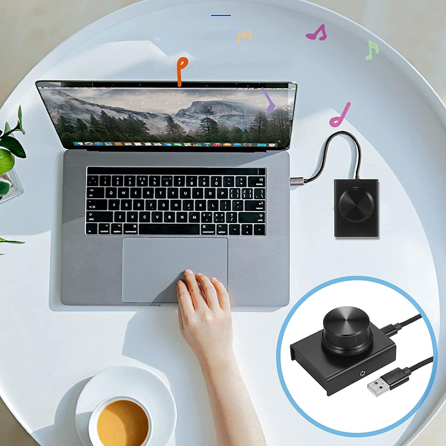 Usb Volume Control Multimedia Controller Knob Pc Volume Control Knob Speaker Audio Multimedia Volume Remote Control Adjuster Wit