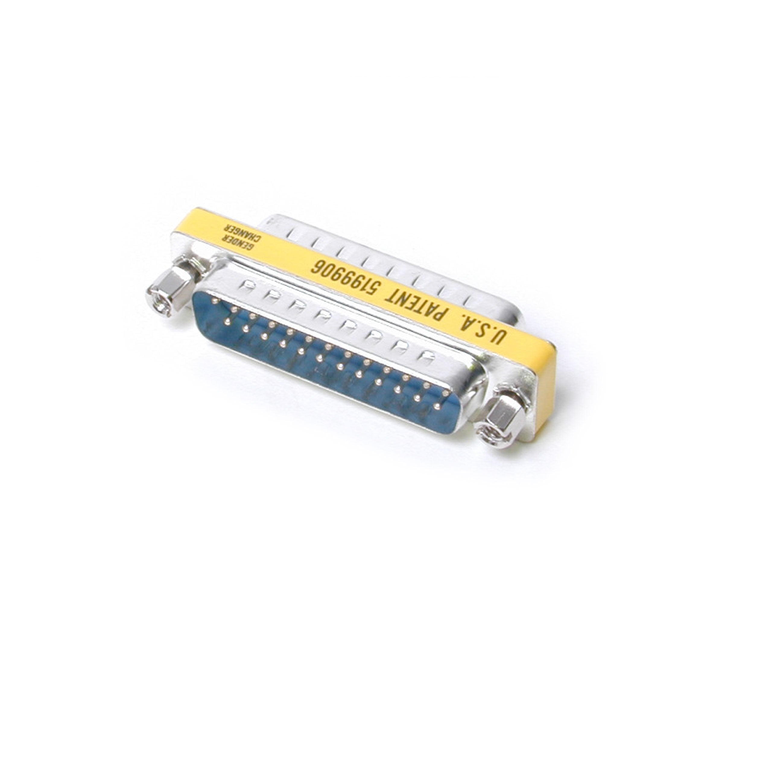 Startech.Com Db25 Slimline Gender Changer M/M   Serial / Parallel Gender Changer   Db 25 (M) To Db 25 (M)   Gc25Sm