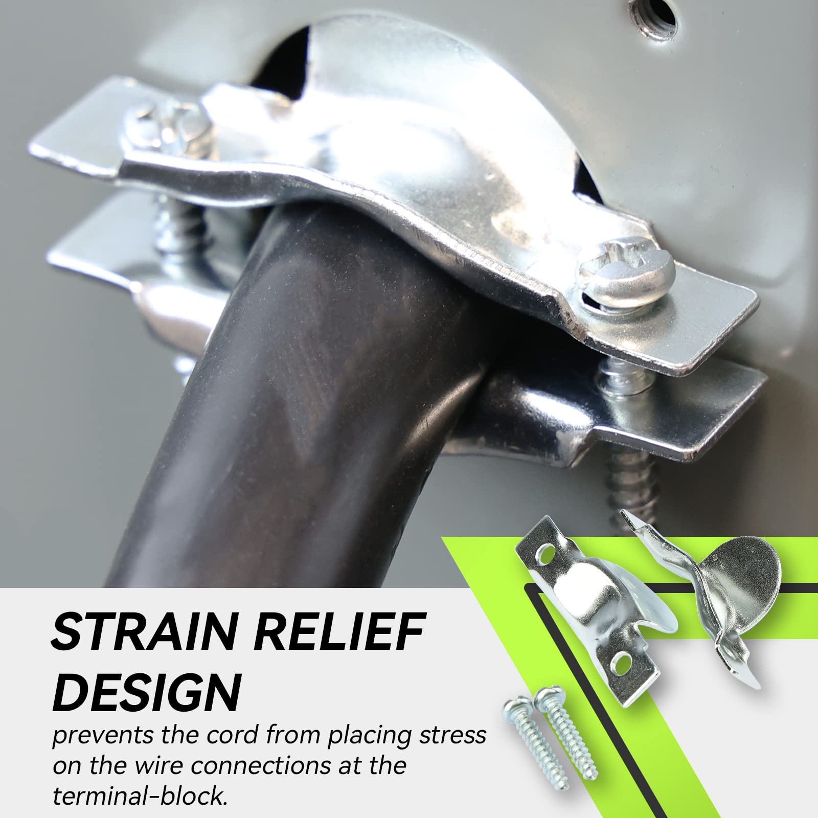 Rvmate 4 Prong Srdt Dryer Cord 5 Feet, 30 Amp Appliance Power Cord (Nema 14 30P To 4 Wire), 4 Wires With O Ring Terminal Connect