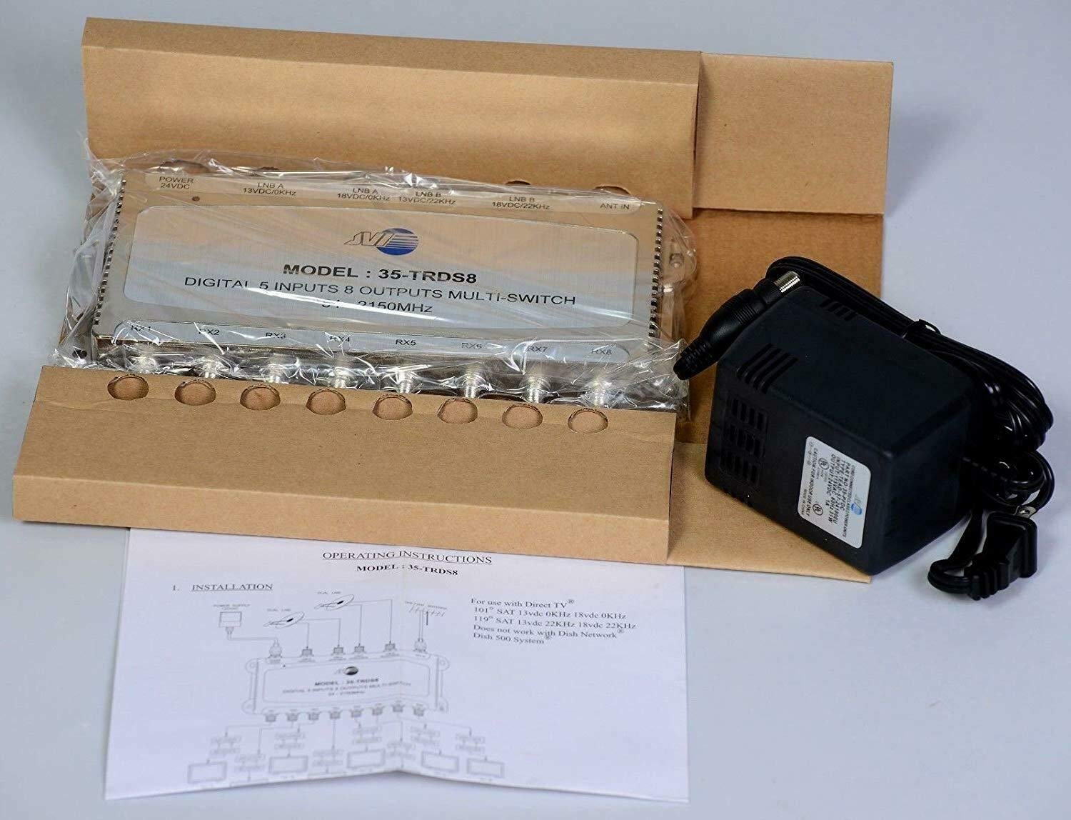 Jvi 35 Trds8 5X8 Powered Multi Switch With Power Supply