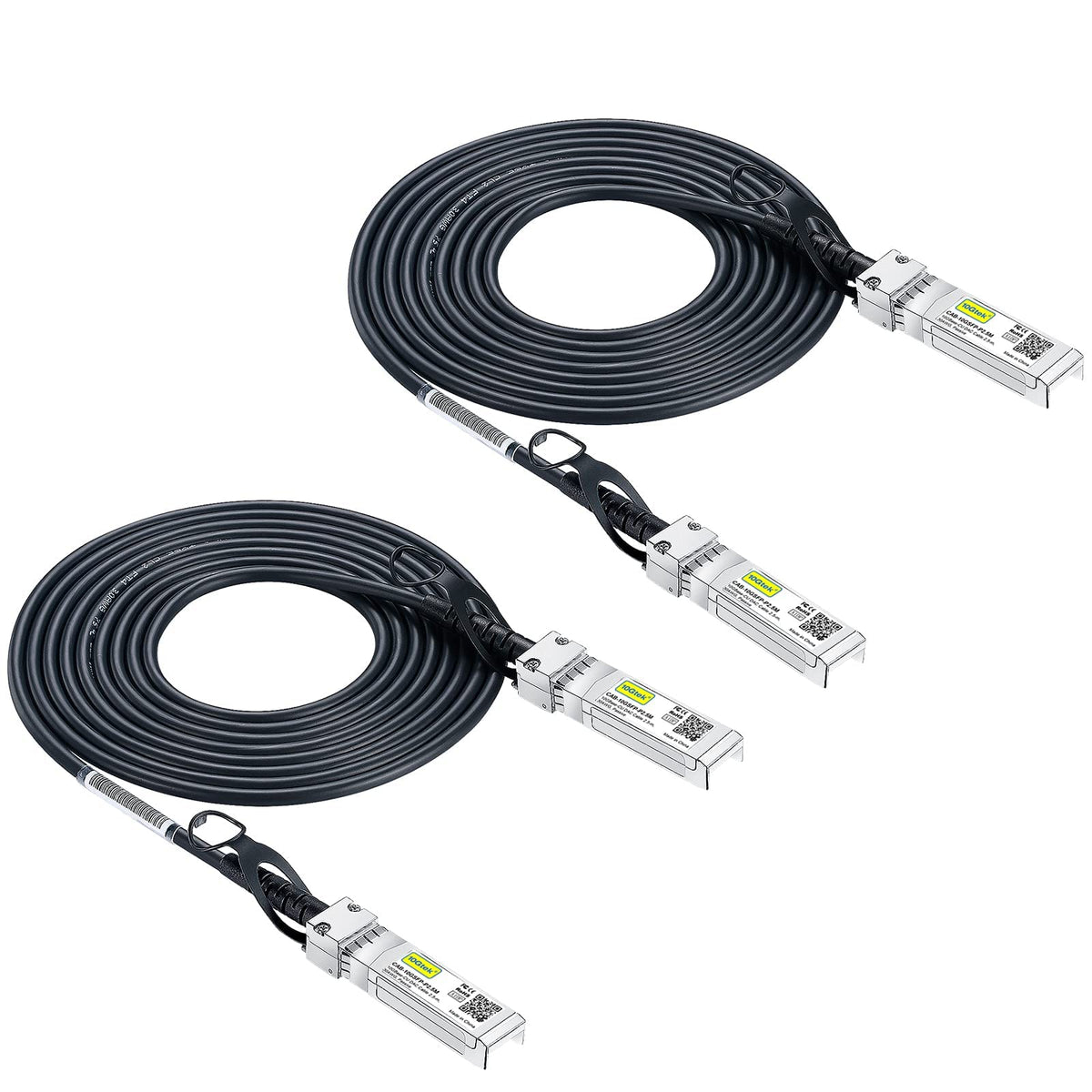 10G Sfp+ Dac Twinax Cable, Passive, Compatible With Cisco Sfp H10Gb Cu3M, Ubiquiti Unifi, Fortinet And More, 3 Meter(10Ft), 2 Pa