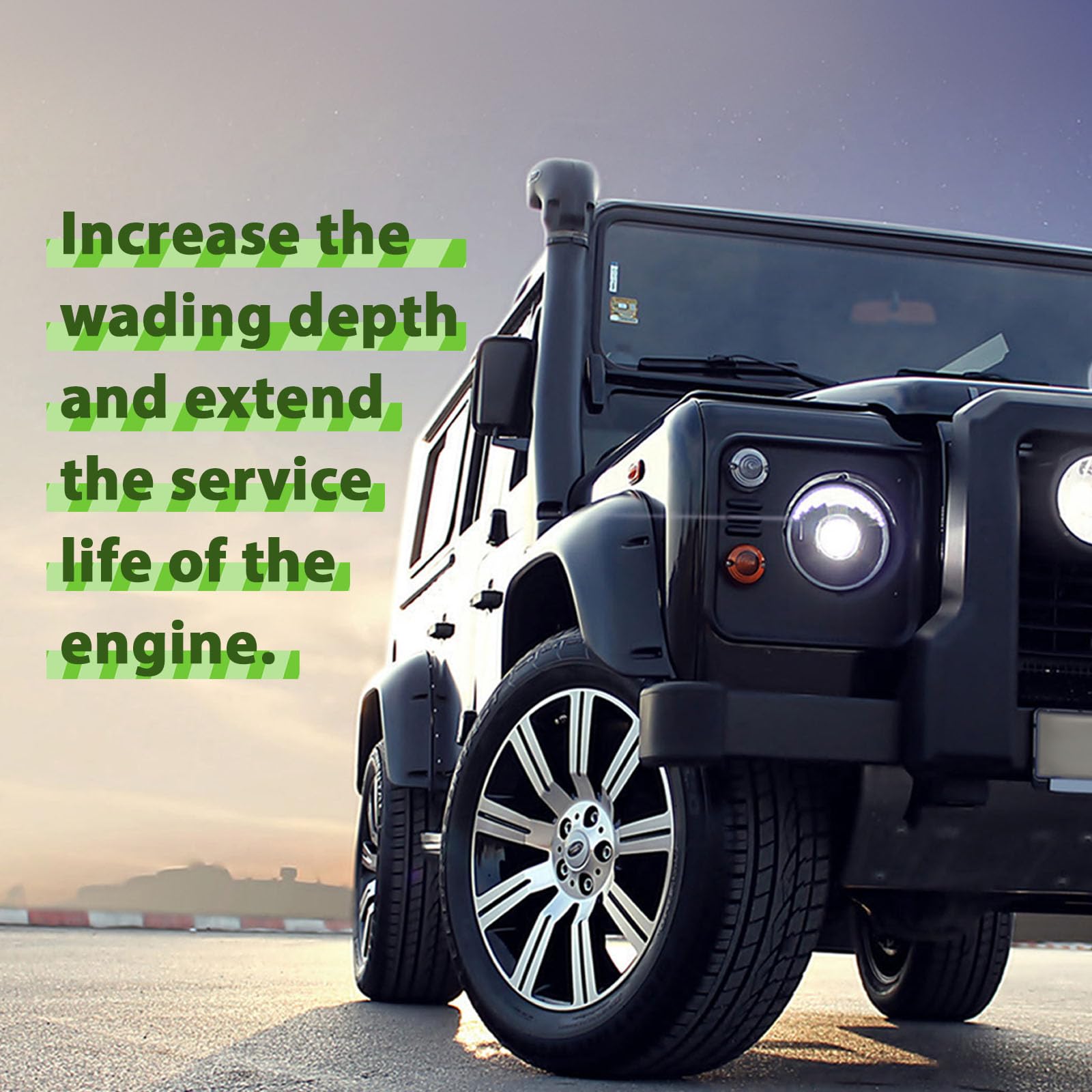 Scitoo Snorkel Kit Replacement Compatible For 2005 2010 For Nissan D40 Navara/R51 St X Petrol St X 550 2011 For Onwards Diesel P