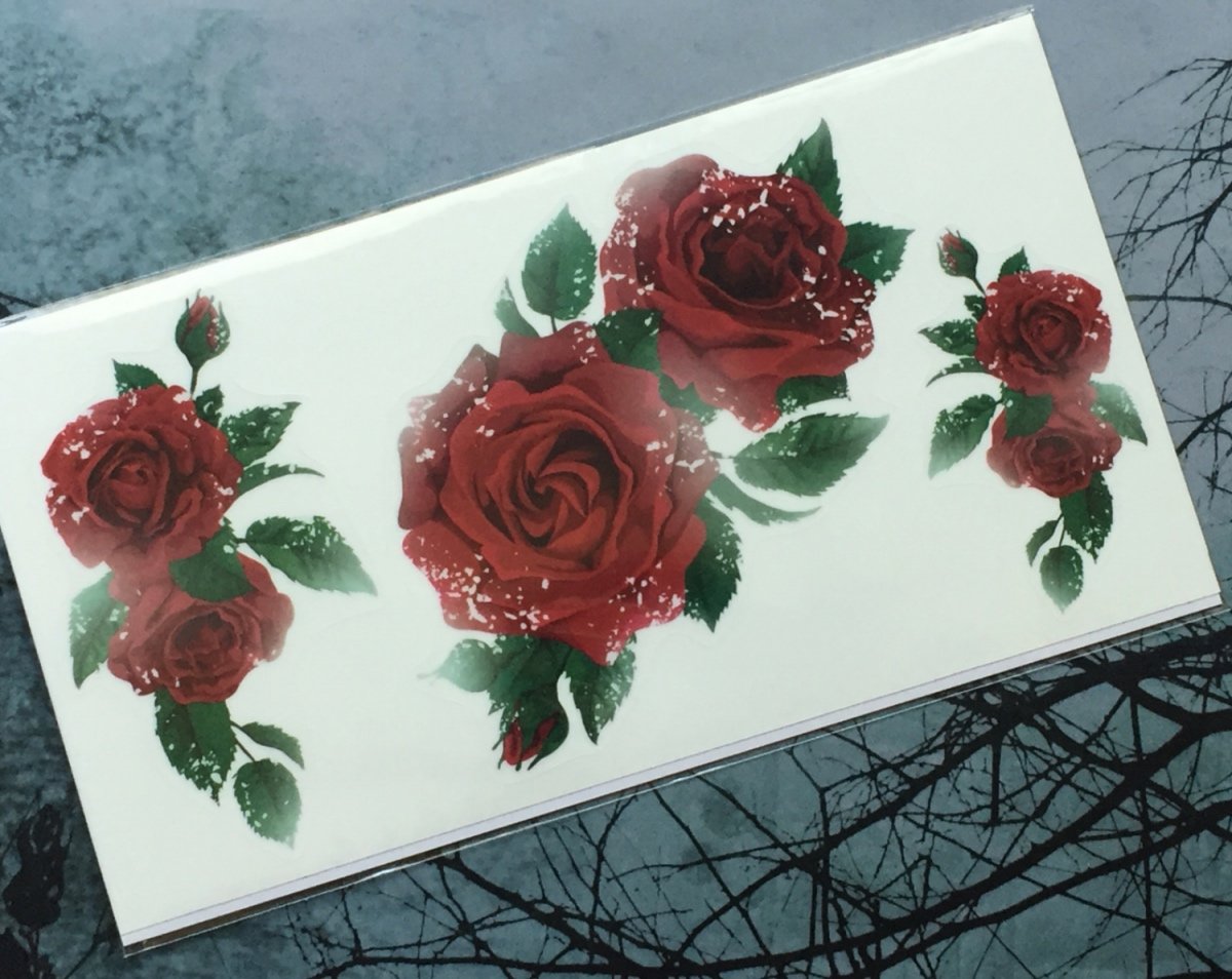 Layer Graph Stickers For Guitars & Bass   English Rose