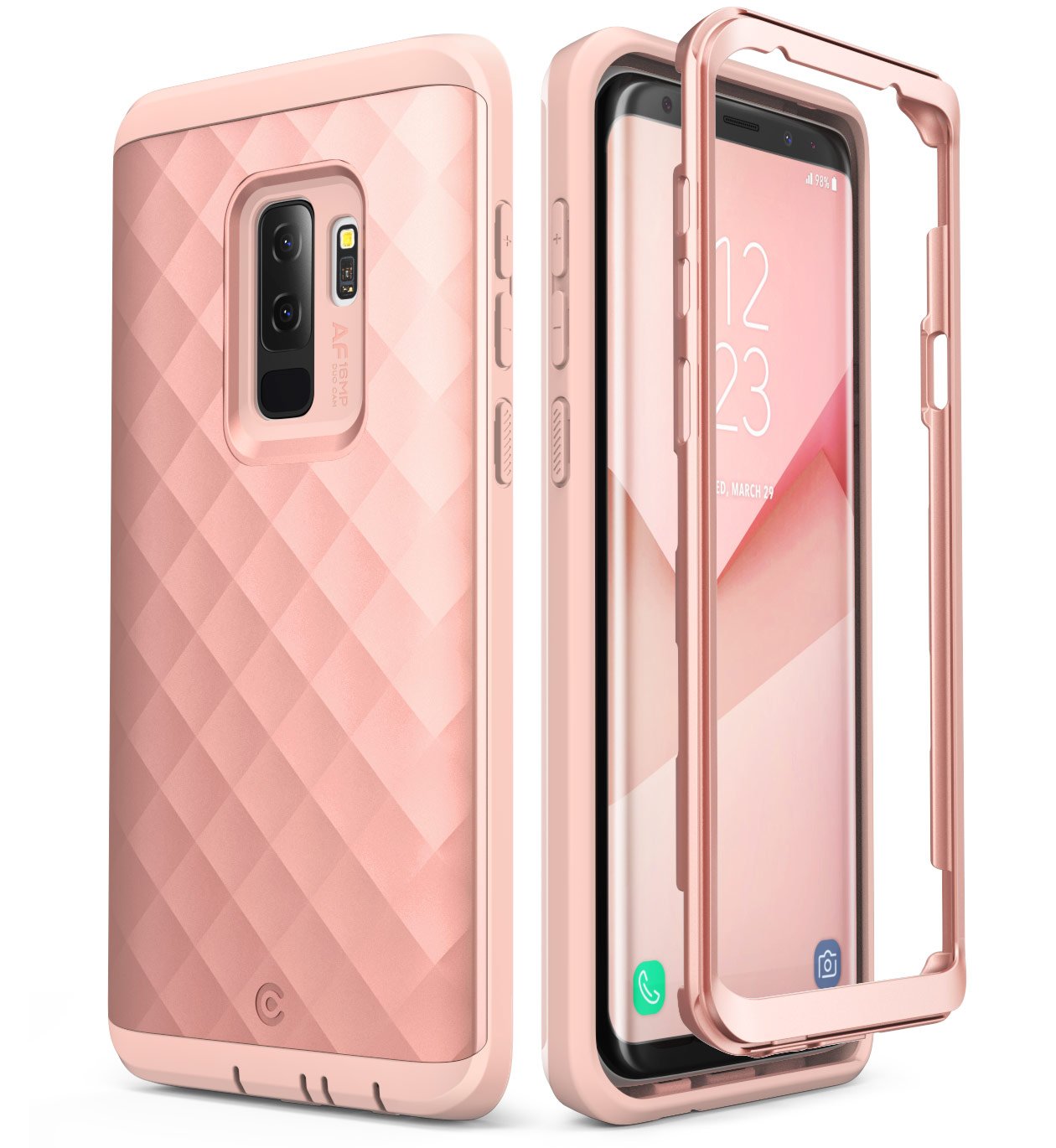 Clayco Samsung Galaxy S9+ Plus Case, Hera Series Full-Body Rugged Case Without Screen Protector for Samsung Galaxy S9+ Plus (201