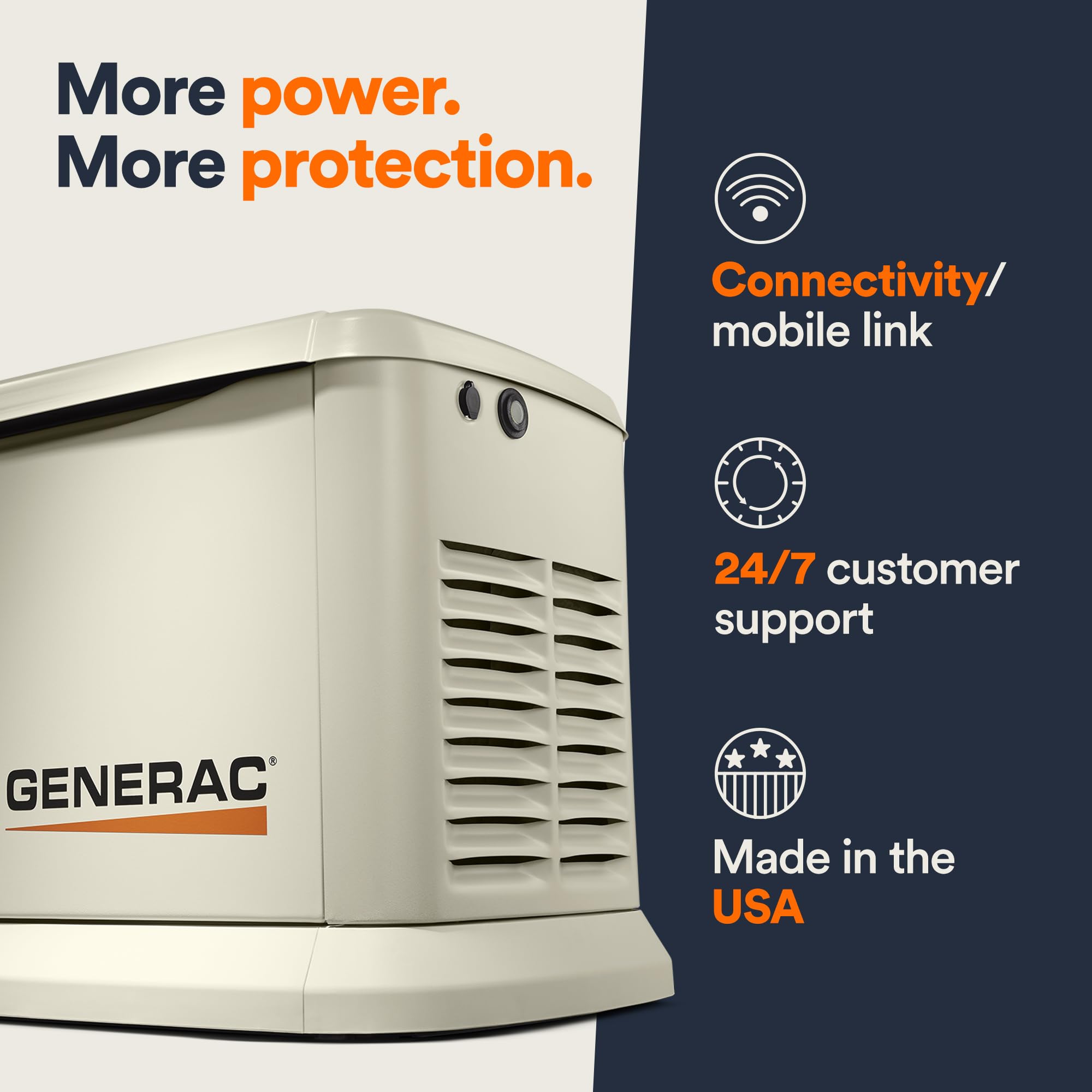 Generac 7290 26Kw Air Cooled Guardian Series Home Standby Generator   Comprehensive Protection   Smart Controls   Versatile Powe