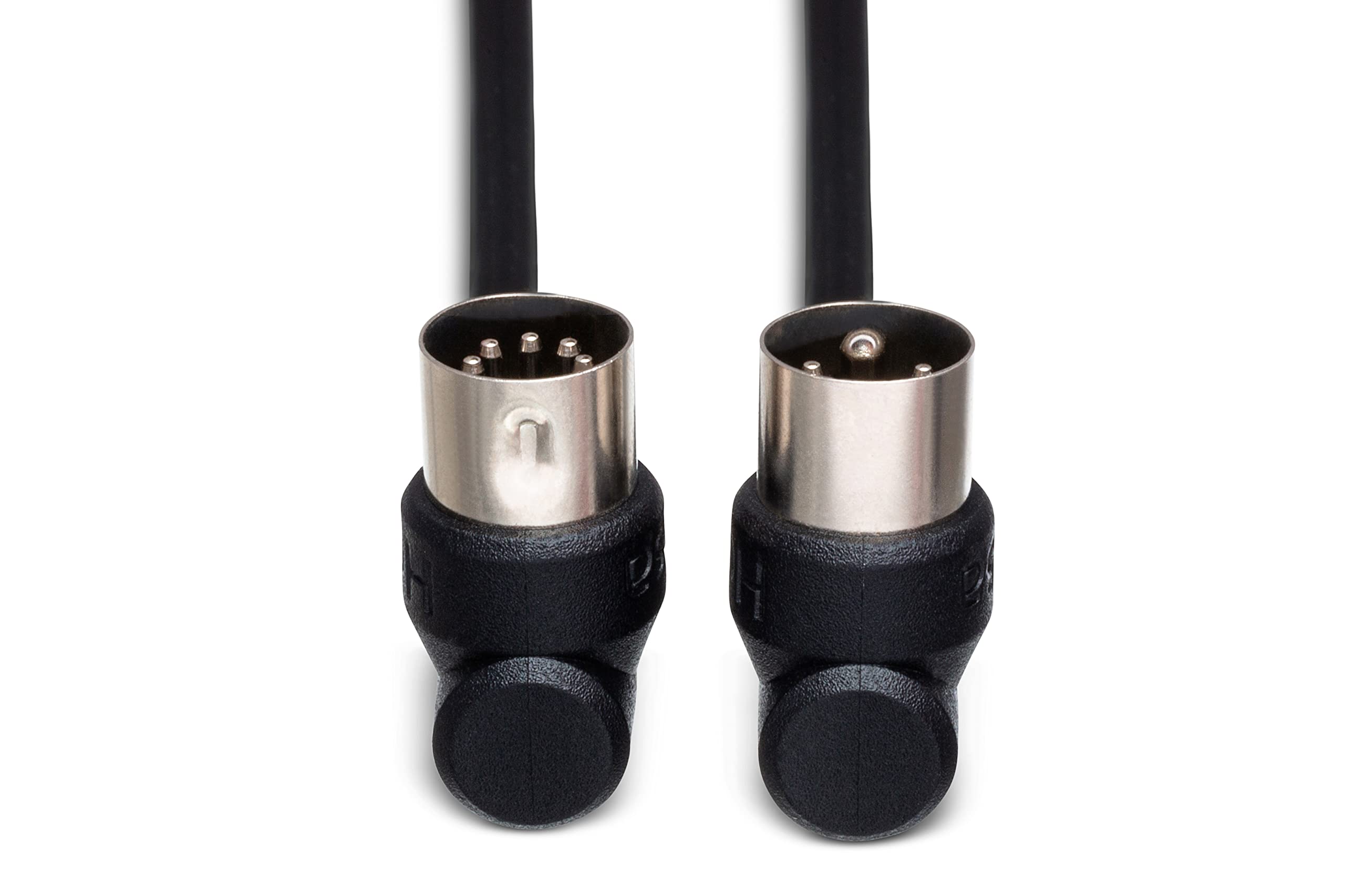 Hosa Mid-310Rr Right-Angle Midi Cable, Right-Angle 5-Pin Din To Same, 10 Ft
