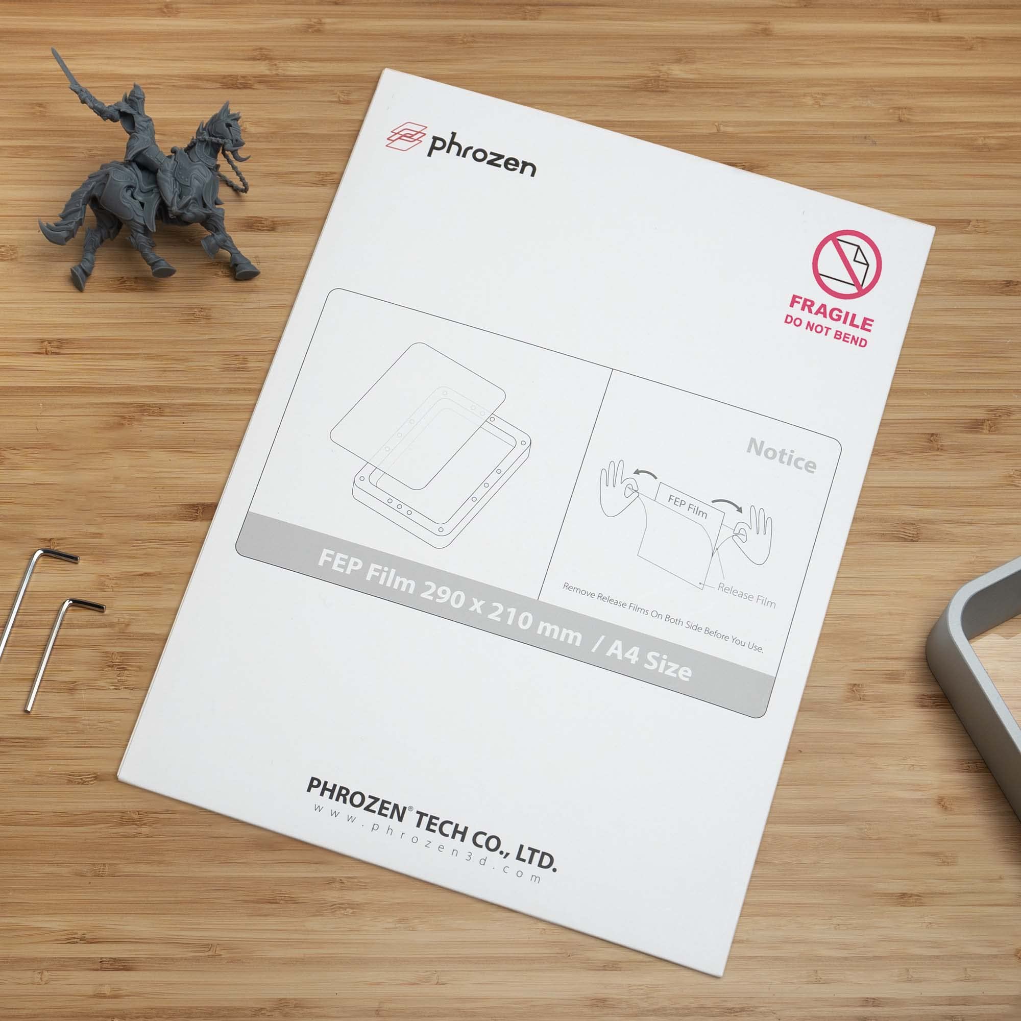 Phrozen 3Pcs Fep Film, For All Lcd 3D Printers, Best For Phrozen Sonic Series, Sonic Mini 4K, Sonic Mighty 4K, 3D Printing Acces