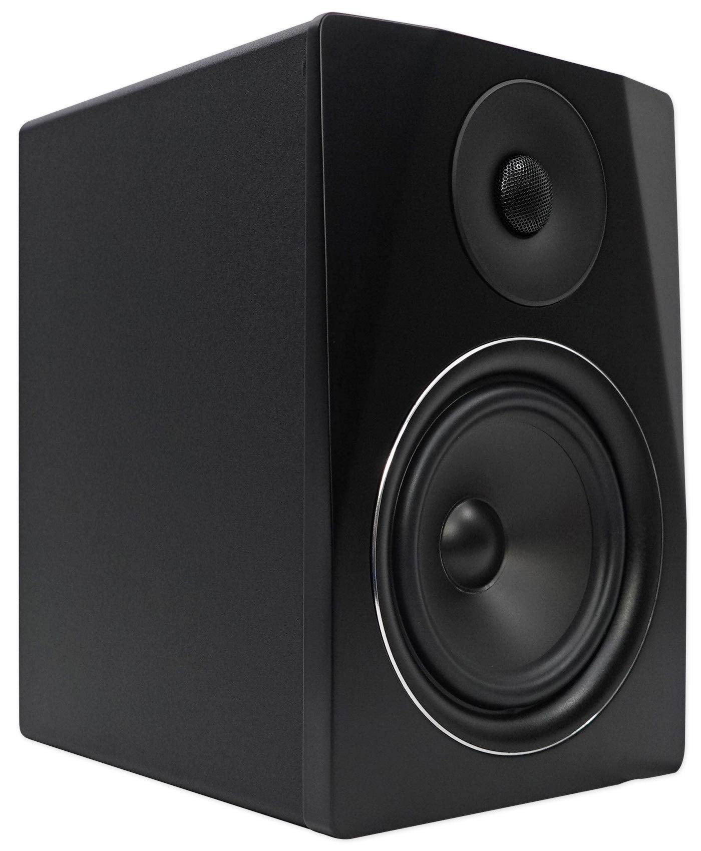 Rockville Apm6B Powered Usb Studio Monitor Speaker Pair In Black, 6.5'', 2 Way, 350W, Eq, Mdf Wood, Rca/Xlr, Perfect For Studios