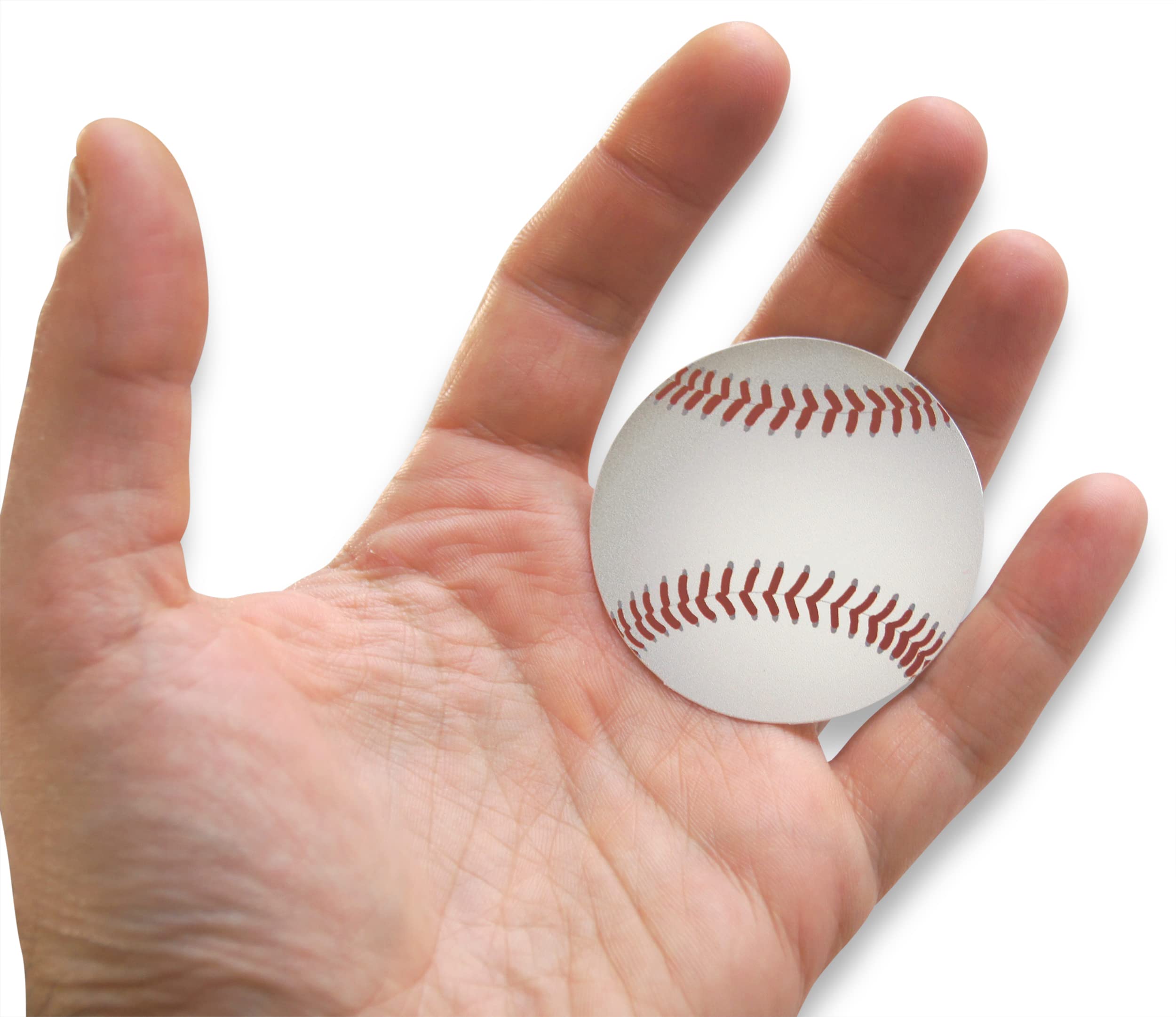 Novel Merk Baseball Sports Ball Vinyl Stickers   2    Round Individual Decals For Laptop, Water Bottle, Phone, Party Favors, & D
