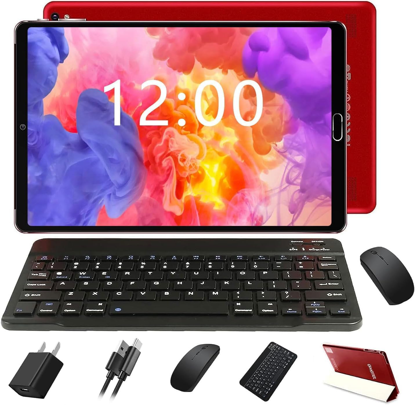 2024 Newest Tablet 10 Inch Android 13 Octa Cores 10Gb Ram 64Gb Rom (Tf 1Tb), Wifi 5G, Bluetooth 5.0, Gps, Otg, Type C, 8Mp+5Mp, 